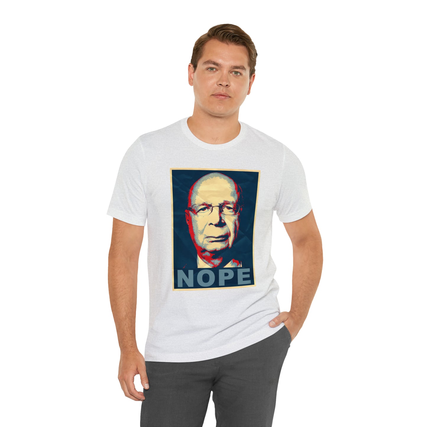 Klaus Schwap Iconic NOPE Unisex Jersey Short Sleeve Tee