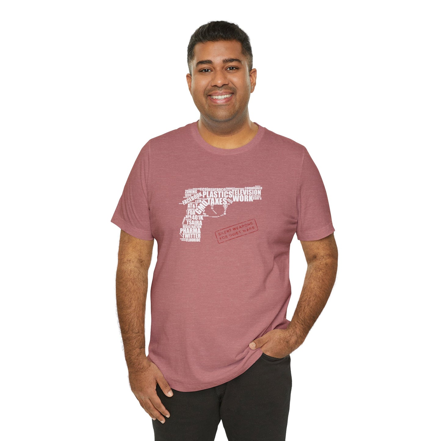 Silent Weapons for Quiet Wars Unisex Jersey Short Sleeve Tee