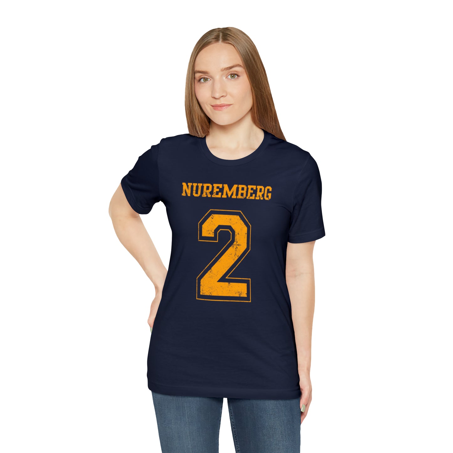 Nuremberg 2 Jersey-Style Unisex Jersey Short Sleeve Tee