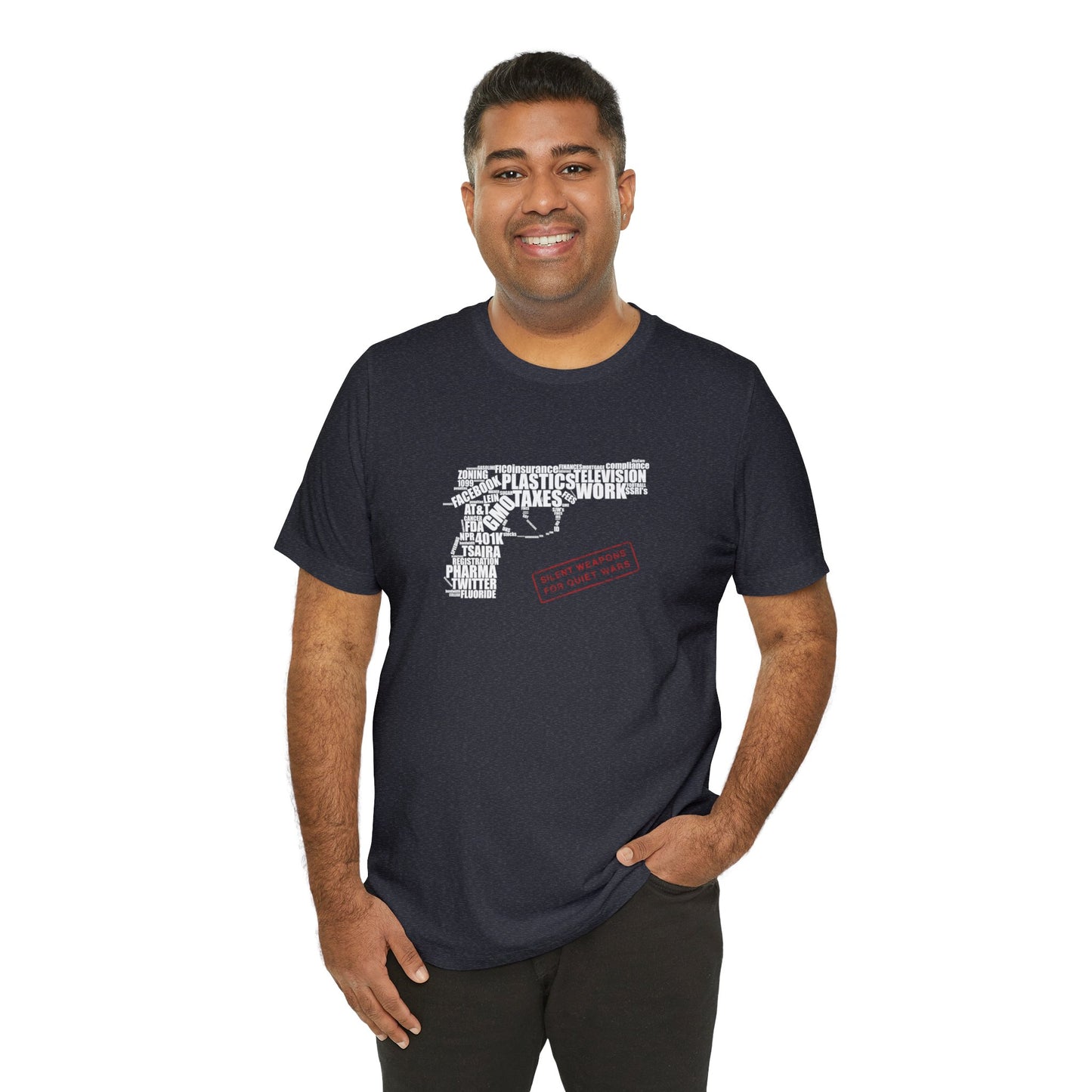 Silent Weapons for Quiet Wars Unisex Jersey Short Sleeve Tee