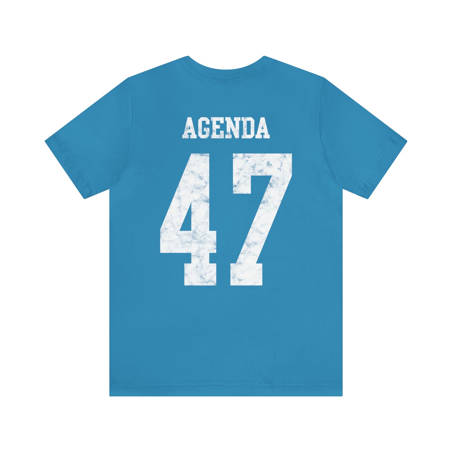 Agenda 47 Two-Sided Jersey-Style Unisex Jersey Short Sleeve Tee
