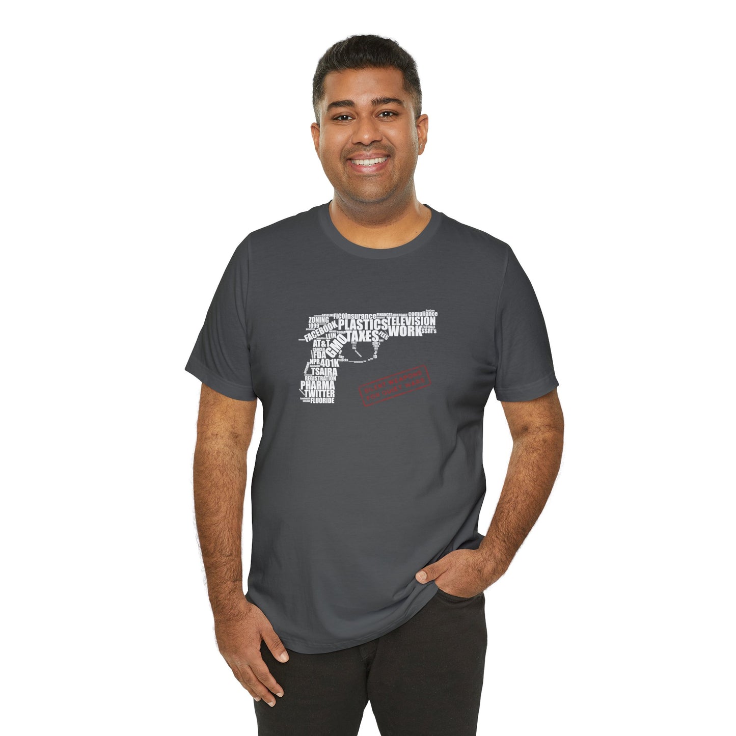 Silent Weapons for Quiet Wars Unisex Jersey Short Sleeve Tee