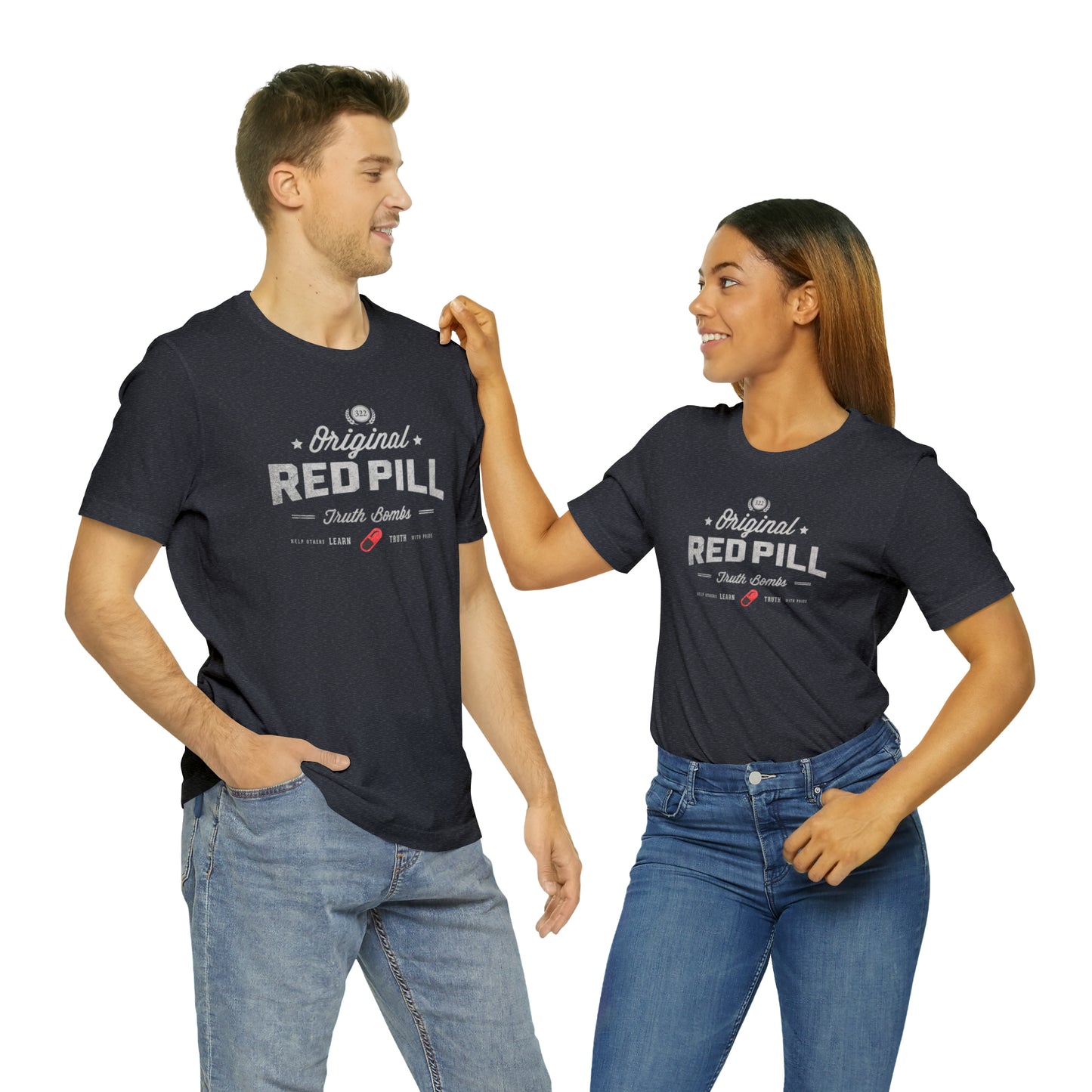 Red Pill Truth Bombs Unisex Jersey Short Sleeve Tee