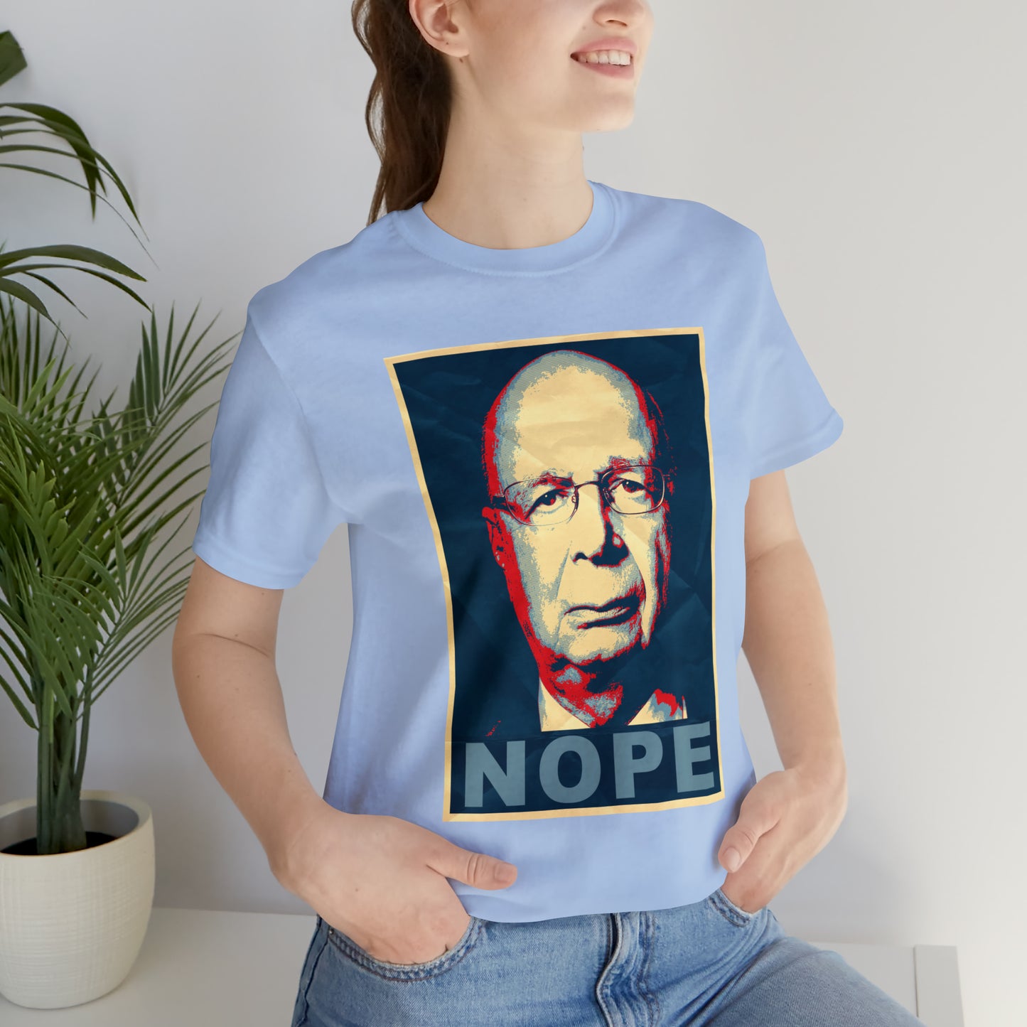 Klaus Schwap Iconic NOPE Unisex Jersey Short Sleeve Tee