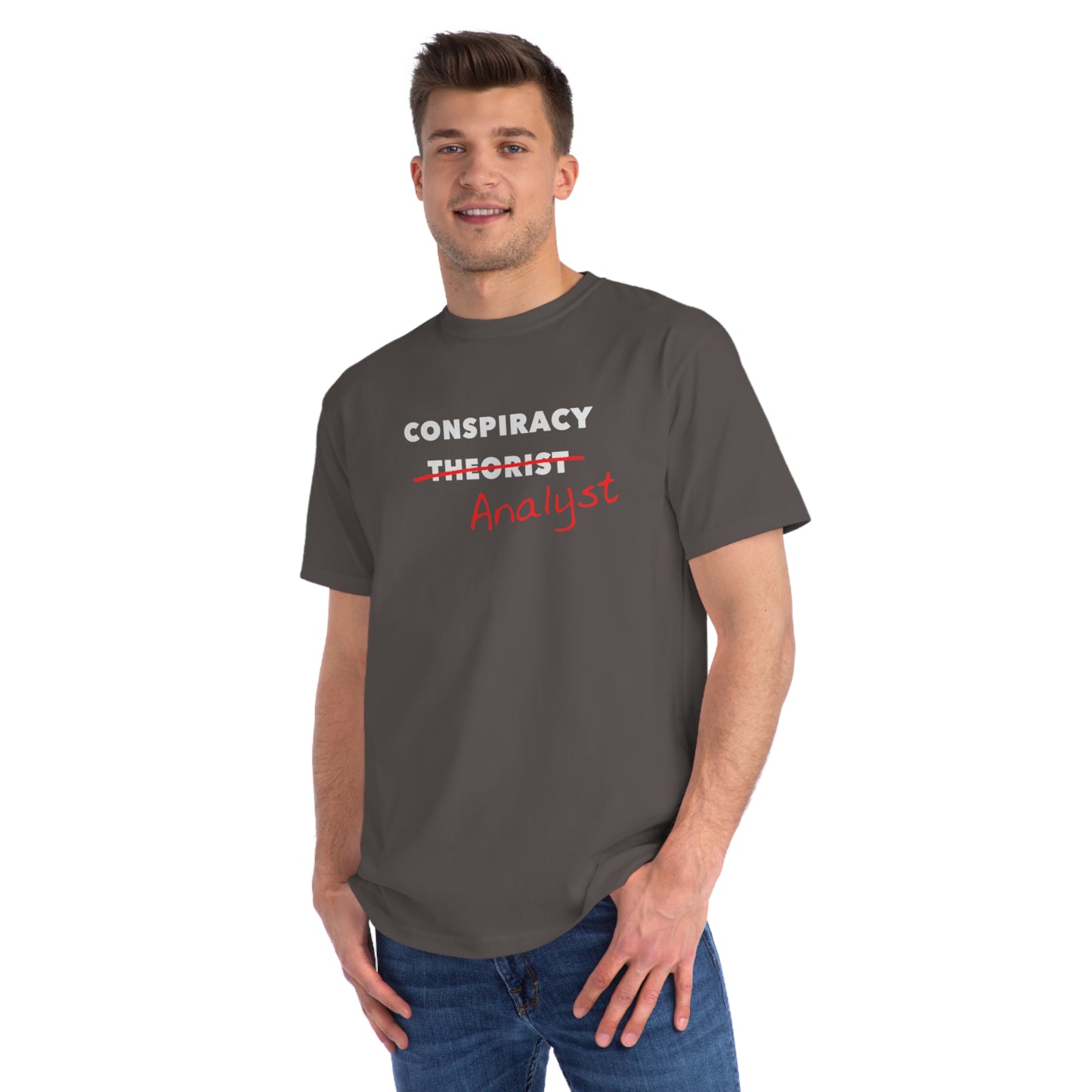 Conspiracy Analyst Organic Cotton Unisex Classic T-Shirt