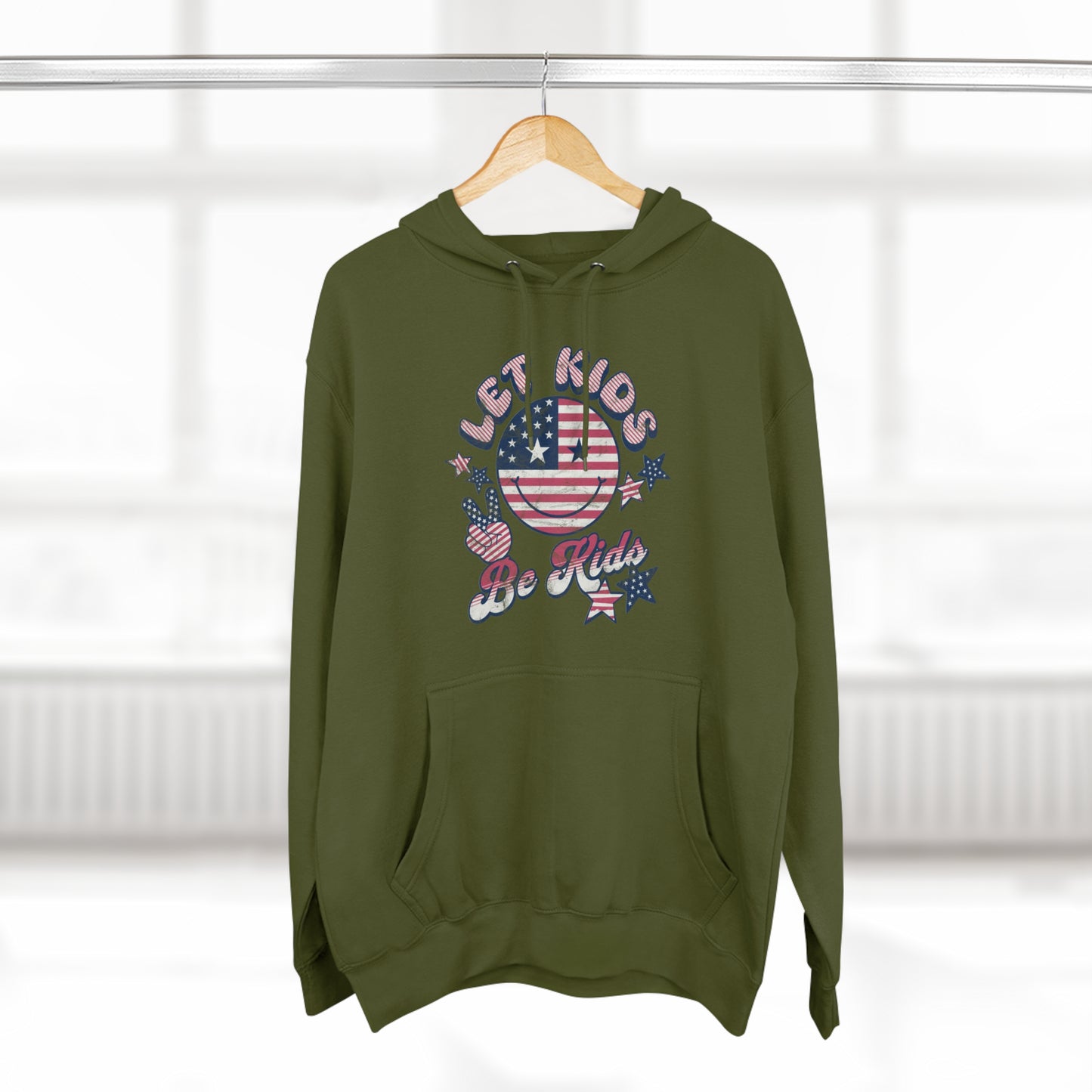 Let Kids Be Kids Unisex Premium Pullover Hoodie