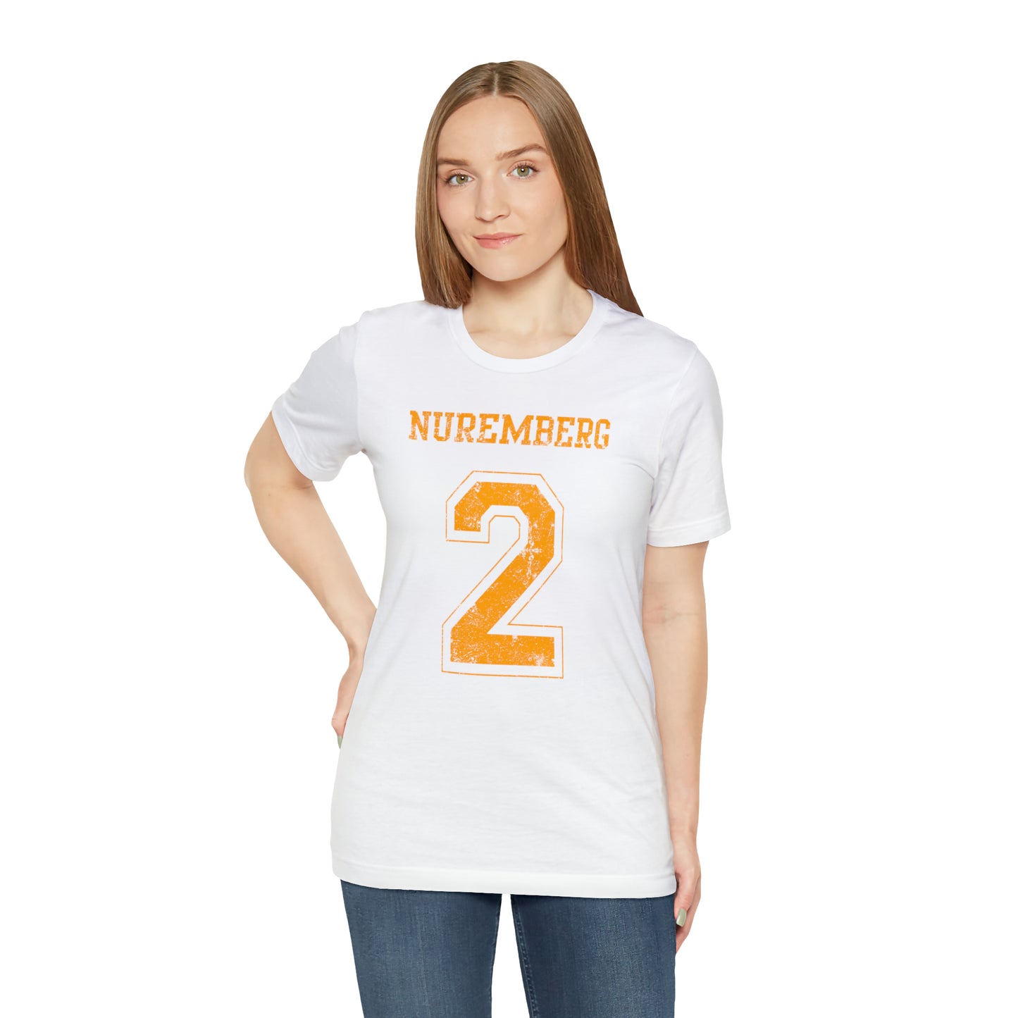 Nuremberg 2 Jersey-Style Unisex Jersey Short Sleeve Tee