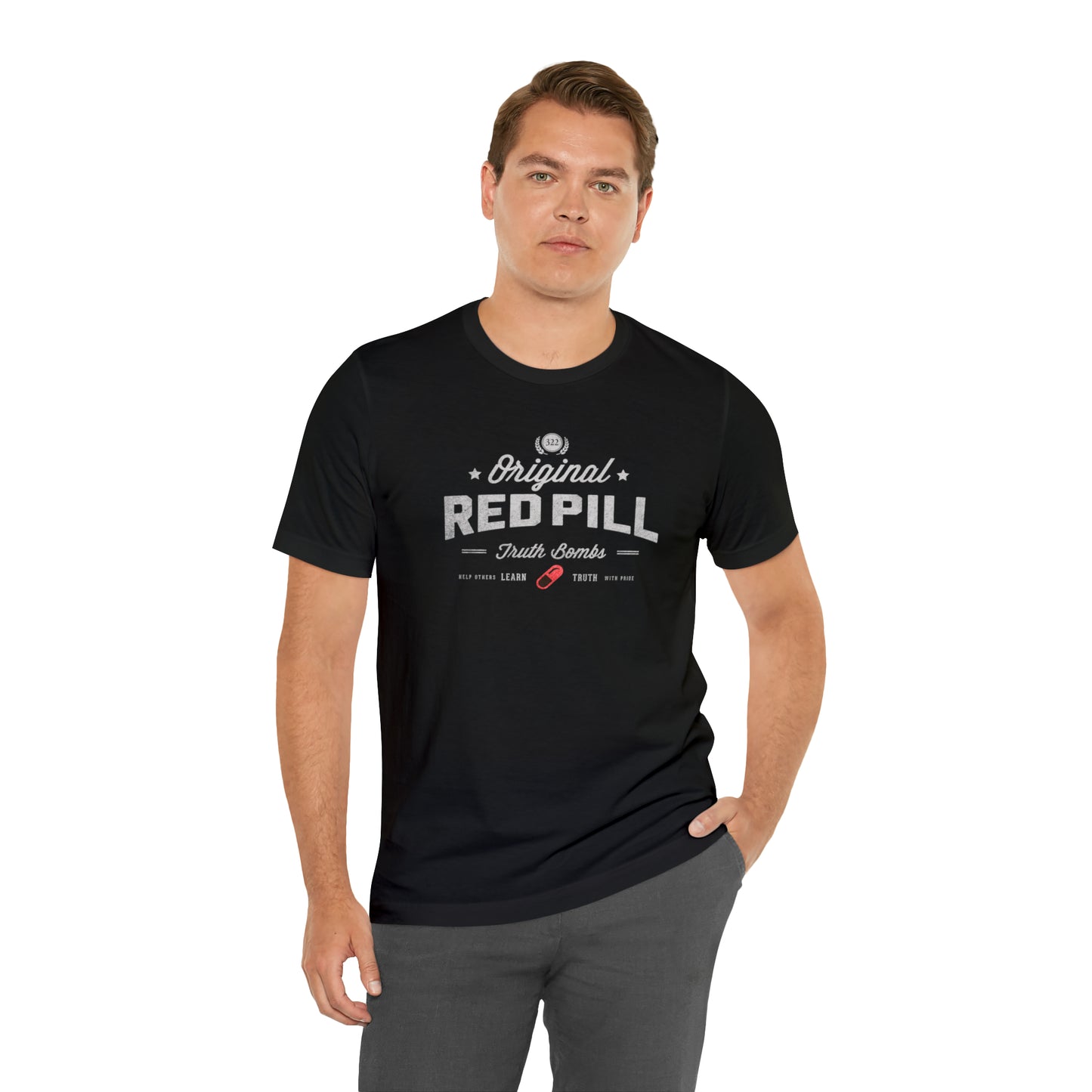 Red Pill Truth Bombs Unisex Jersey Short Sleeve Tee