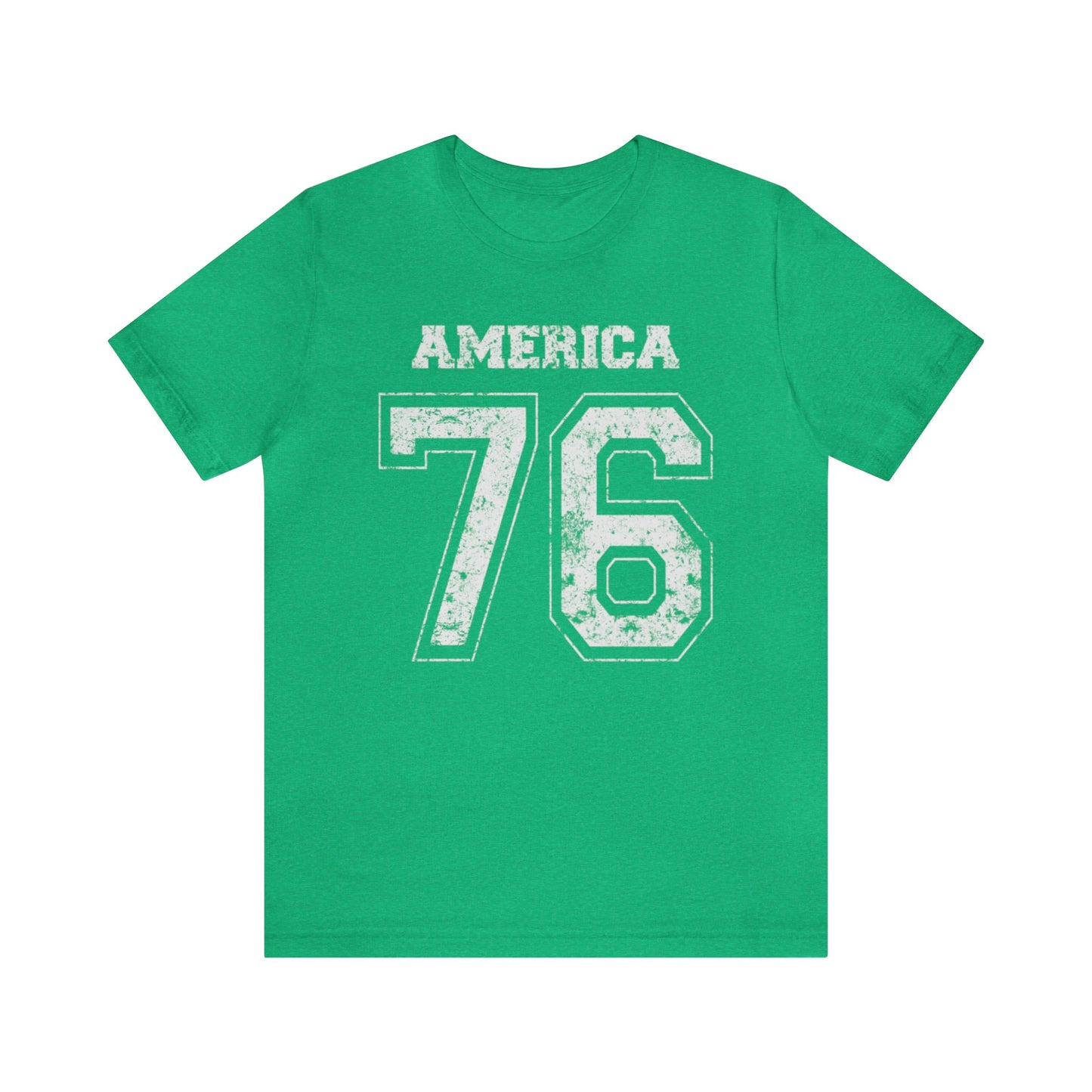 America 76 Jersey-Style Unisex Jersey Short Sleeve Tee