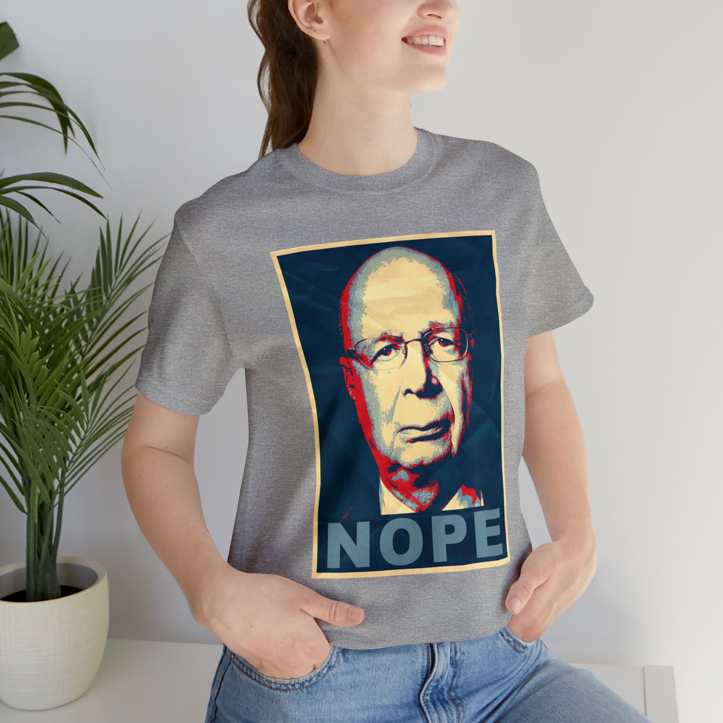 Klaus Schwap Iconic NOPE Unisex Jersey Short Sleeve Tee