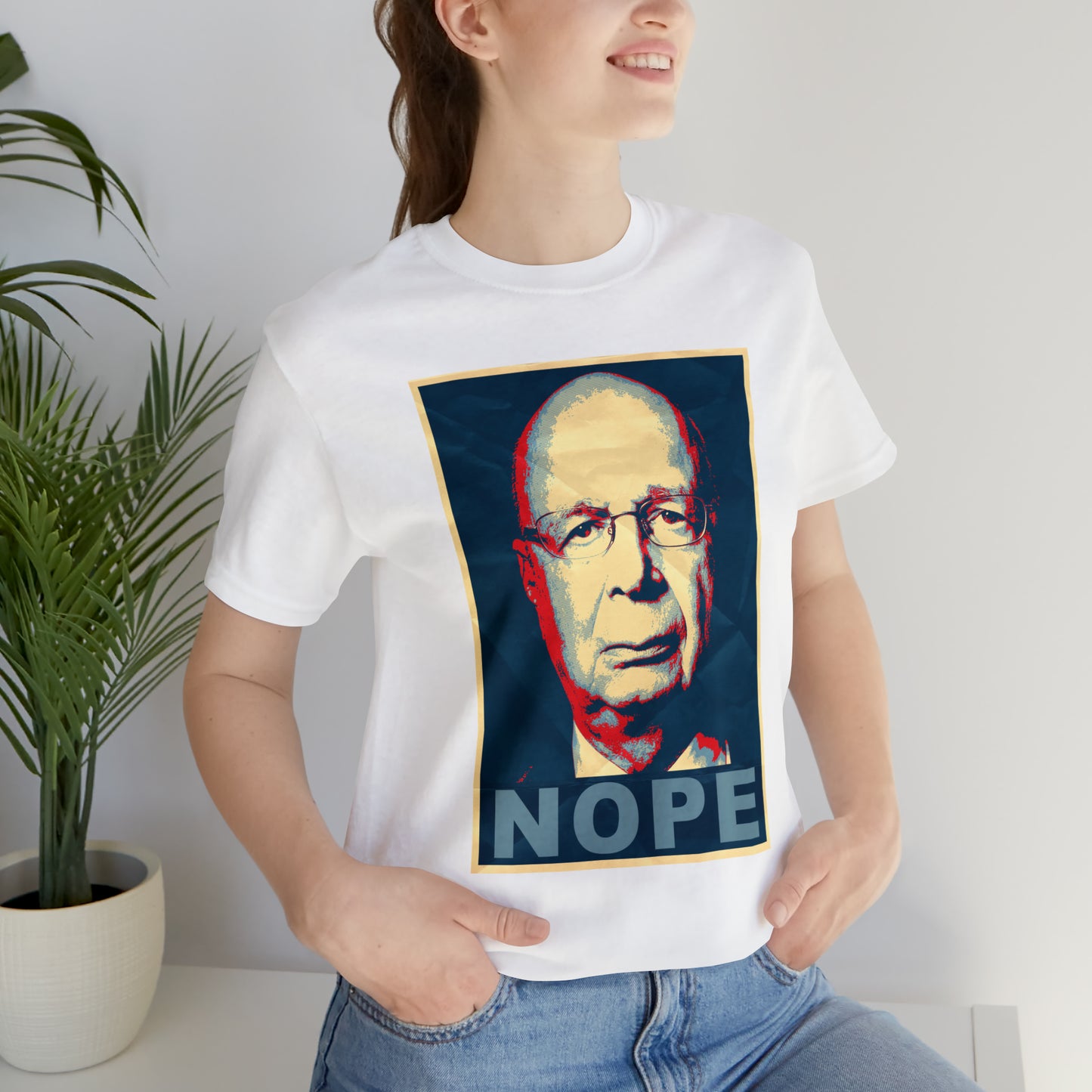 Klaus Schwap Iconic NOPE Unisex Jersey Short Sleeve Tee