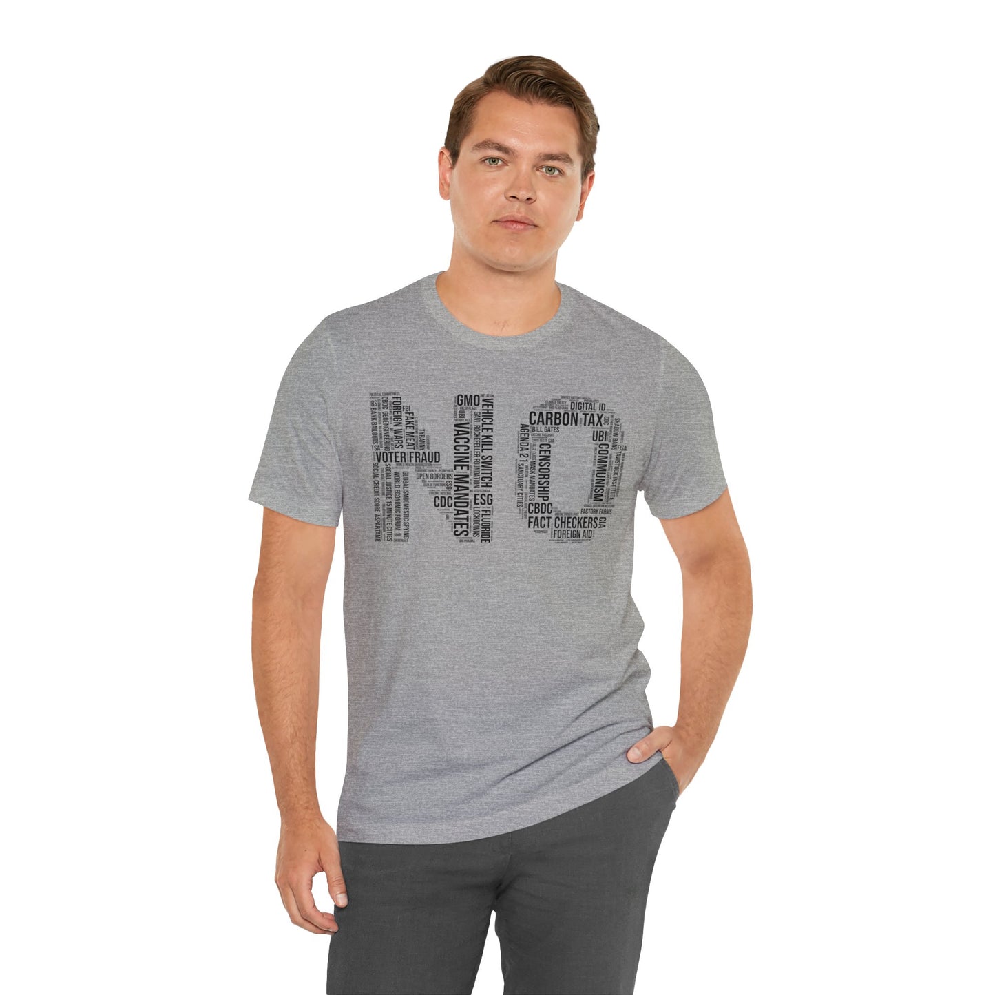 NO Word Cloud T-Shirt