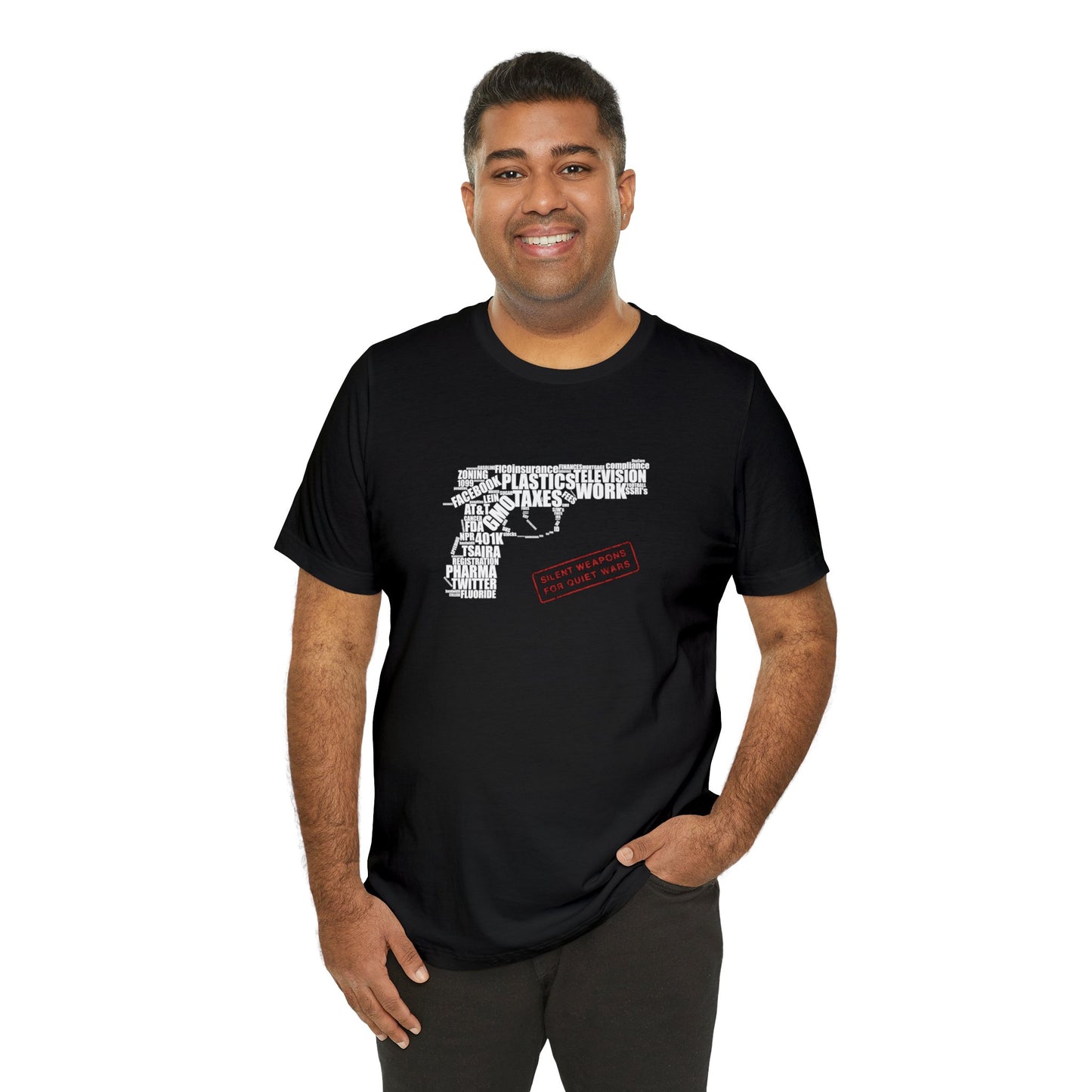 Silent Weapons for Quiet Wars Unisex Jersey Short Sleeve Tee