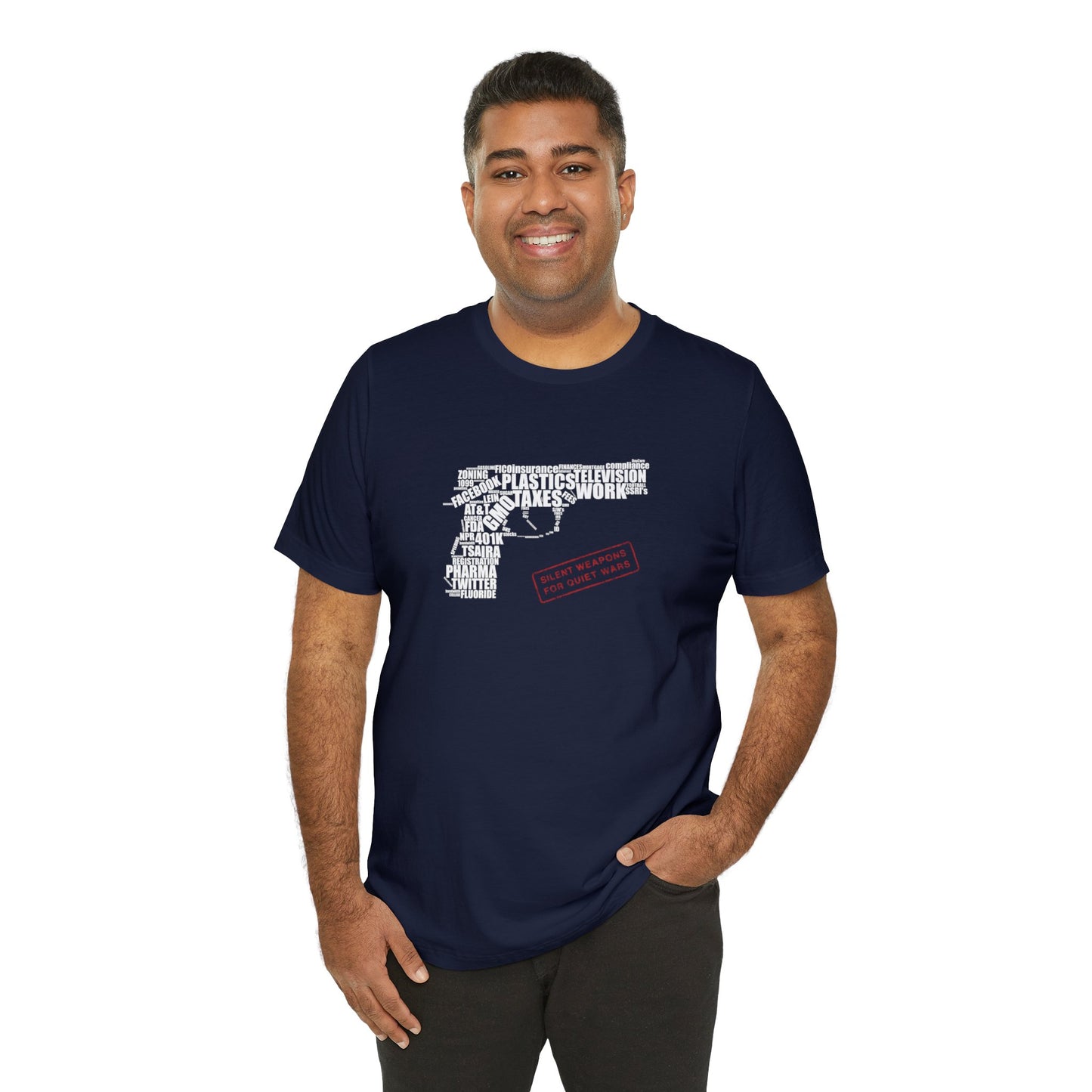 Silent Weapons for Quiet Wars Unisex Jersey Short Sleeve Tee