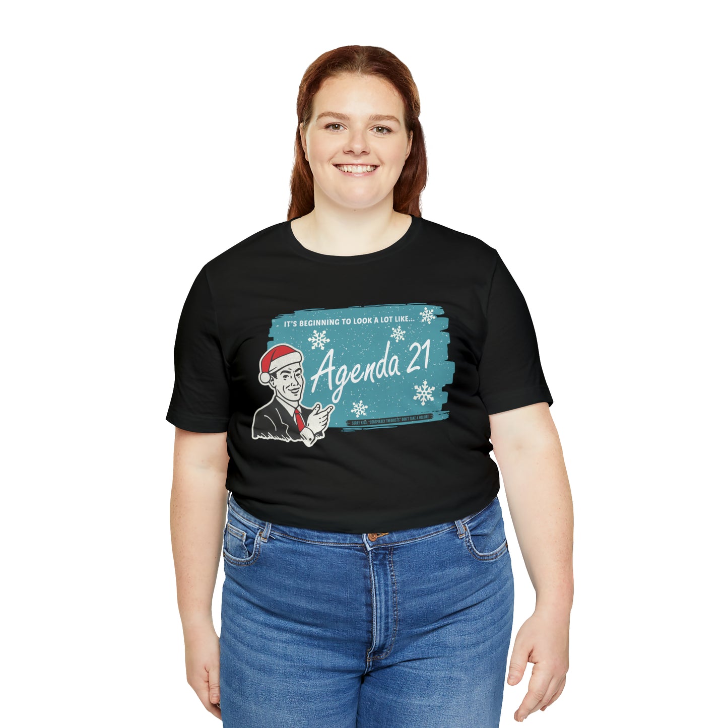 It's Beginning To Look A Lot Like Agenda 21 Holiday Unisex Jersey Short Sleeve Tee