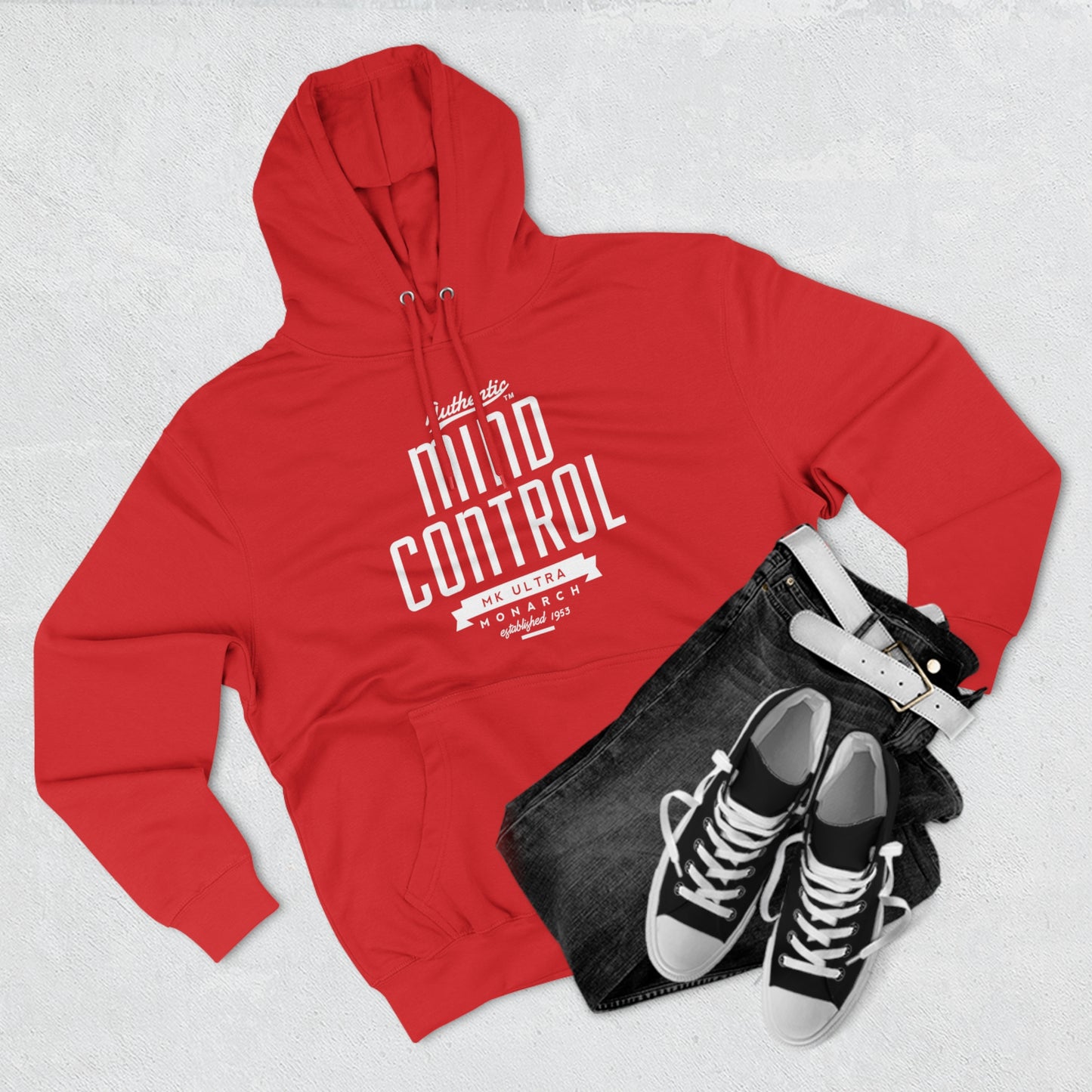 MK Ultra Mind Control Unisex Premium Pullover Hoodie