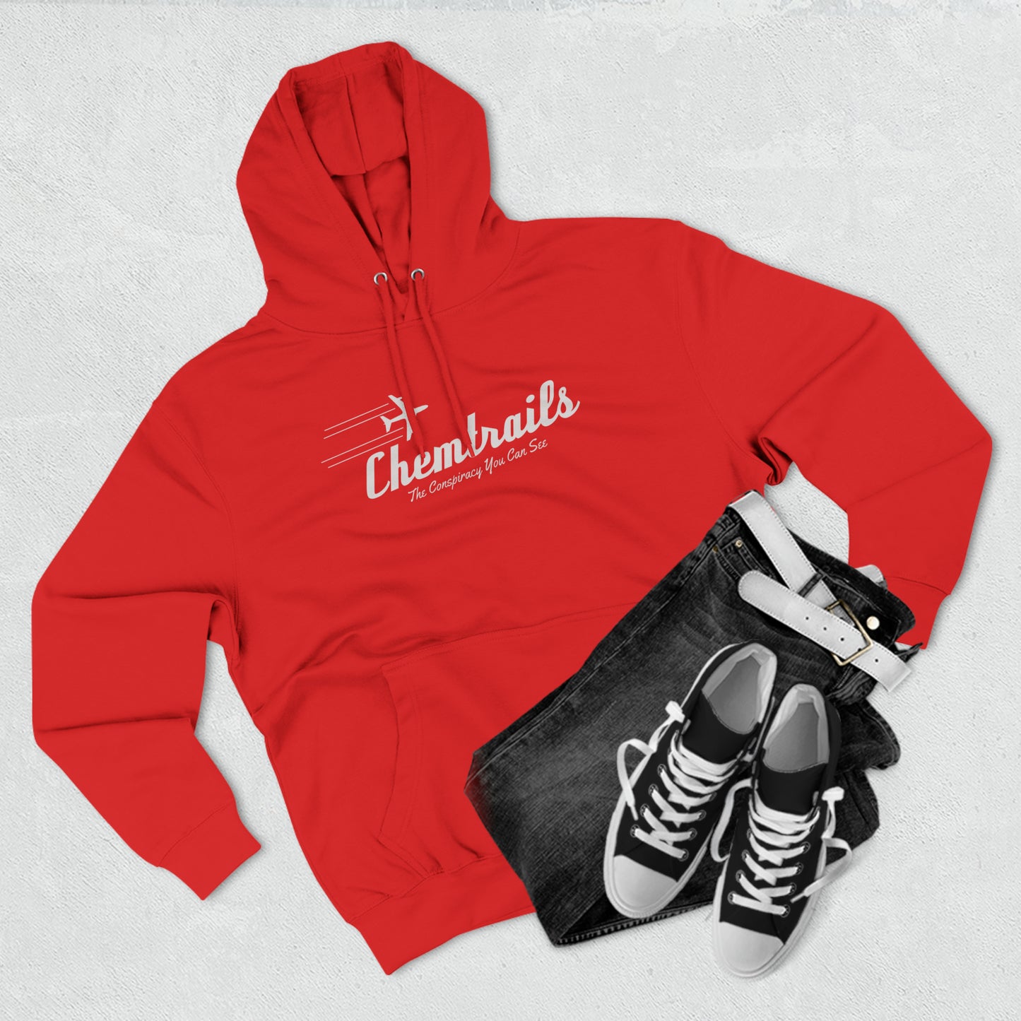 Chemtrails The Conspiracy You Can See Unisex Premium Pullover Hoodie