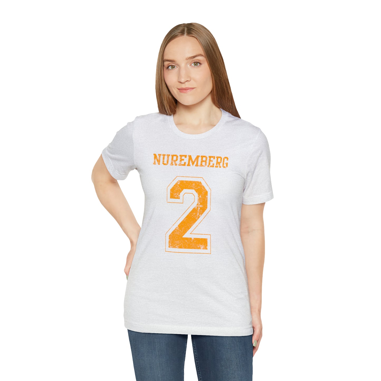 Nuremberg 2 Jersey-Style Unisex Jersey Short Sleeve Tee