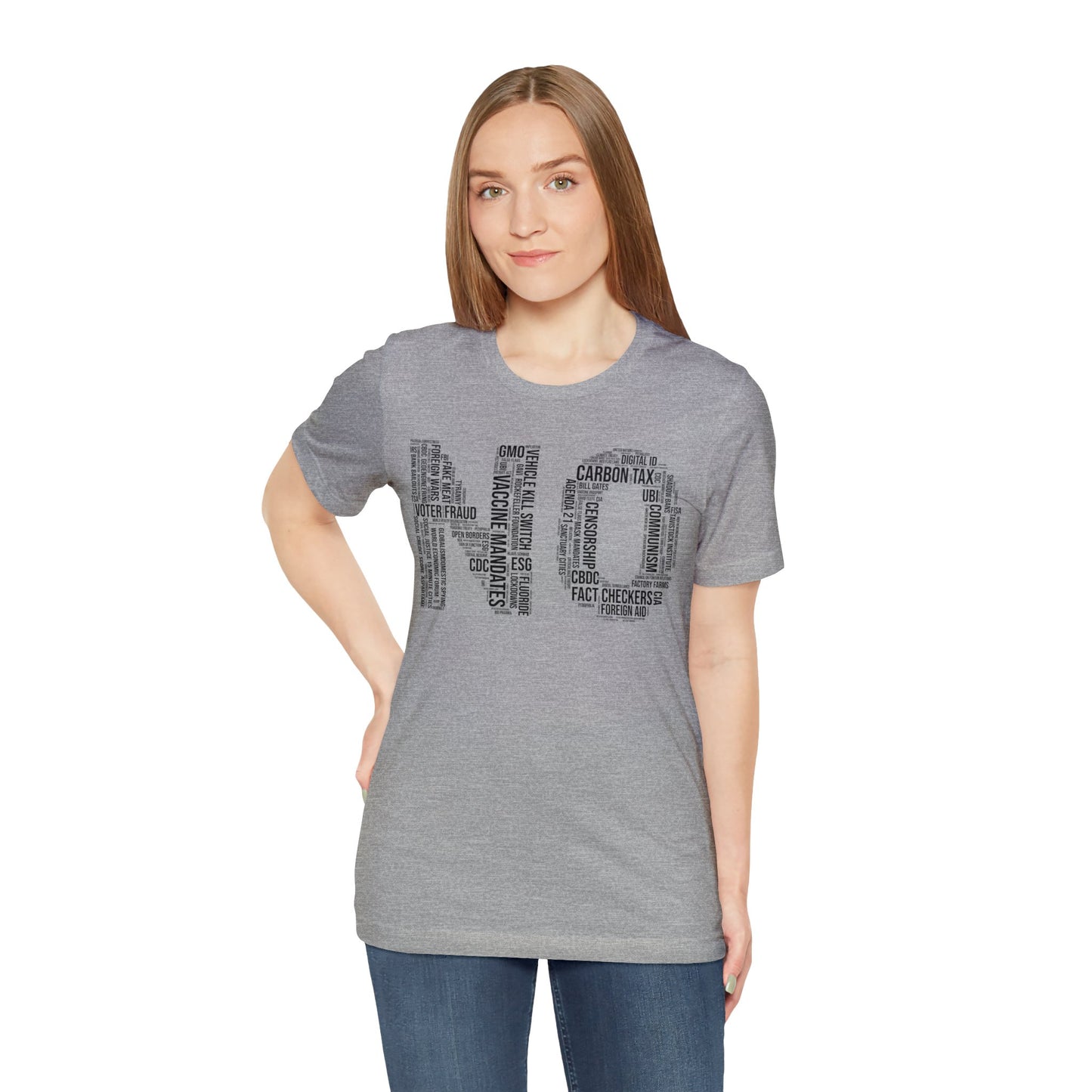 NO Word Cloud T-Shirt