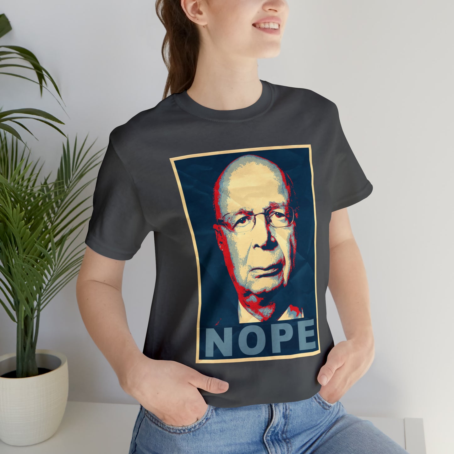 Klaus Schwap Iconic NOPE Unisex Jersey Short Sleeve Tee