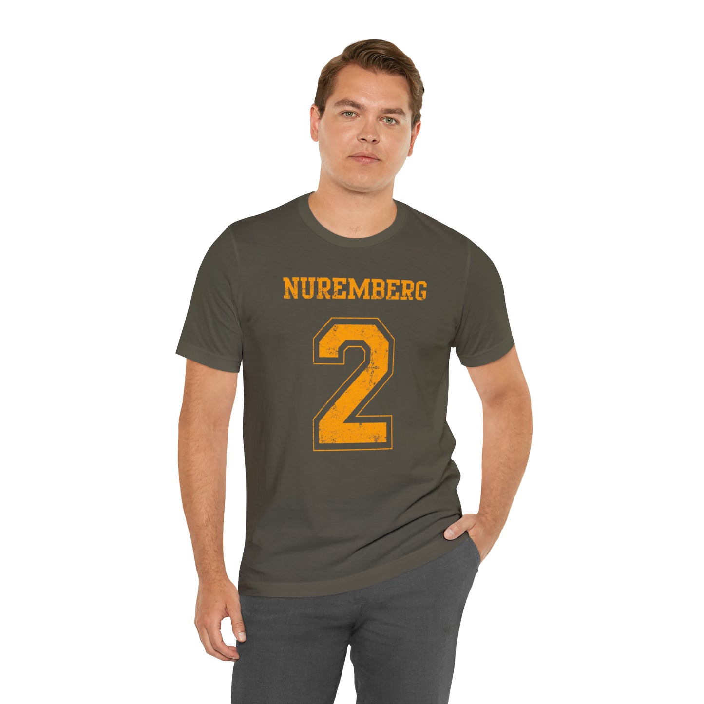 Nuremberg 2 Jersey-Style Unisex Jersey Short Sleeve Tee