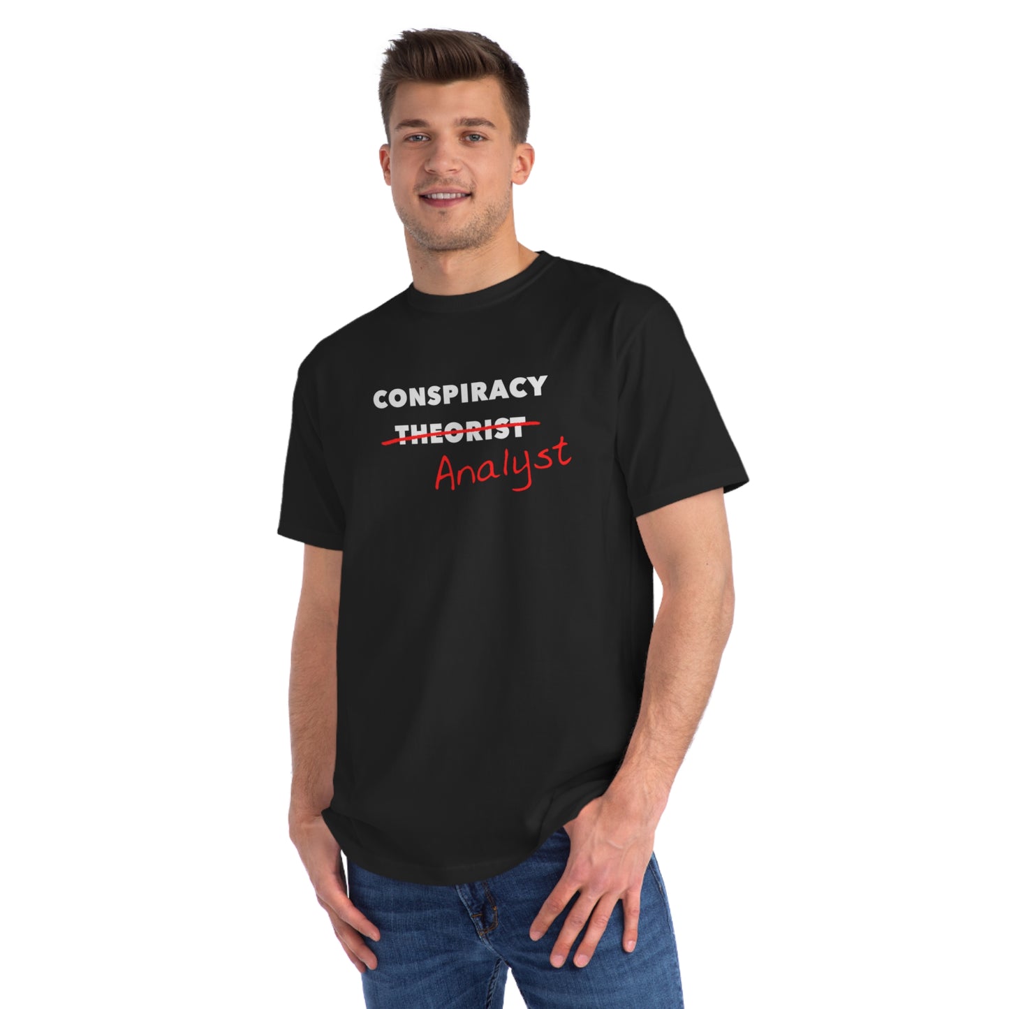 Conspiracy Analyst Organic Cotton Unisex Classic T-Shirt