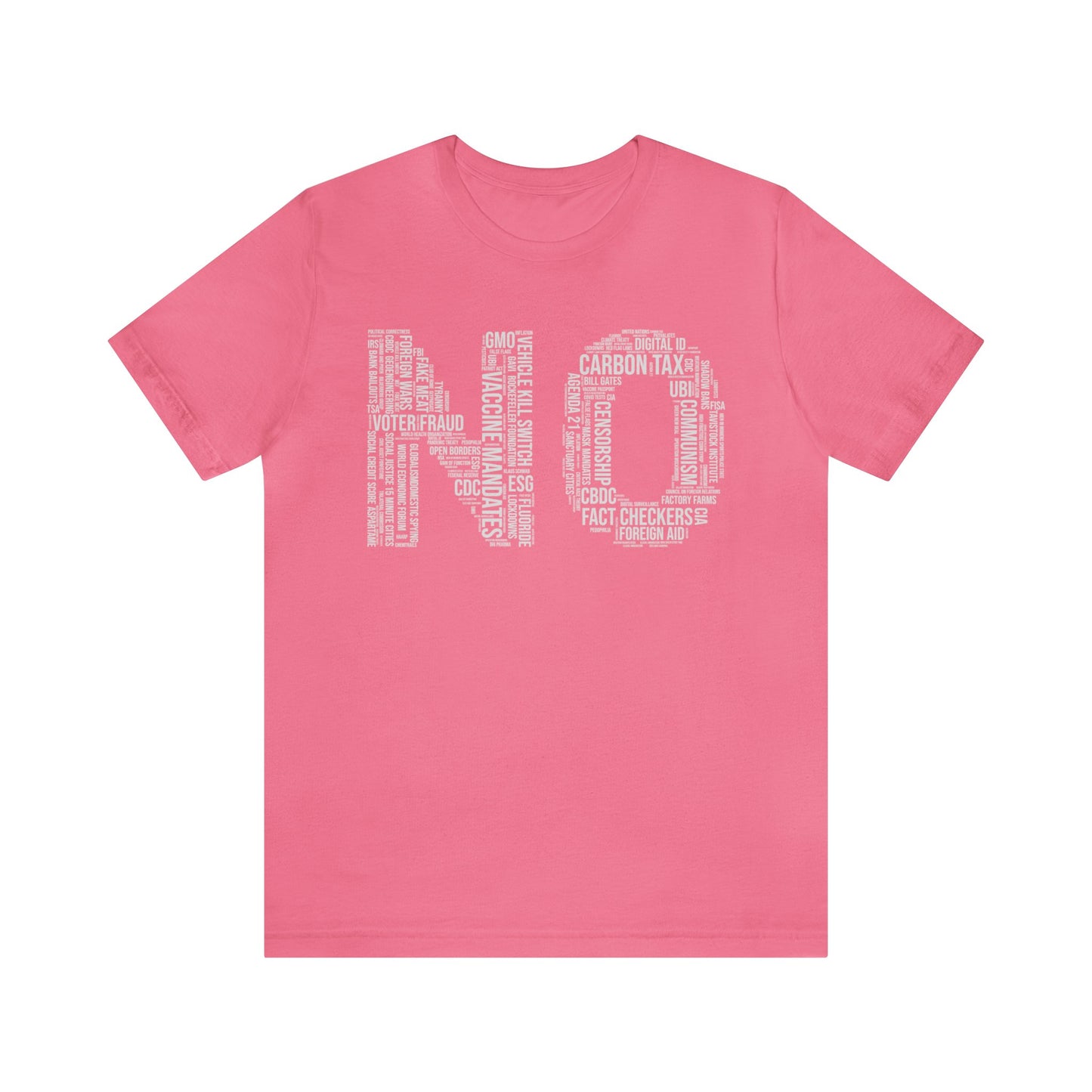 NO Word Cloud T-Shirt