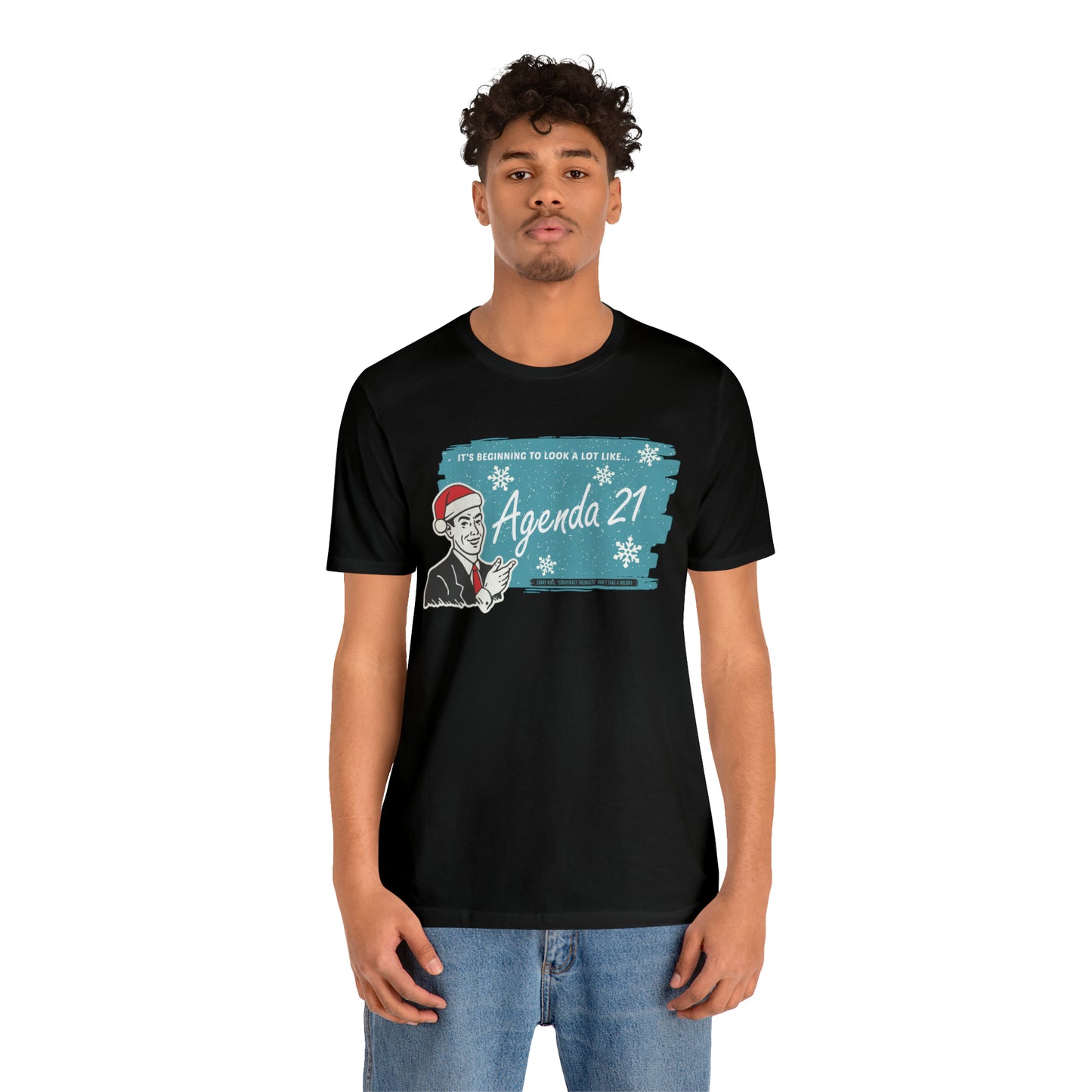 It's Beginning To Look A Lot Like Agenda 21 Holiday Unisex Jersey Short Sleeve Tee