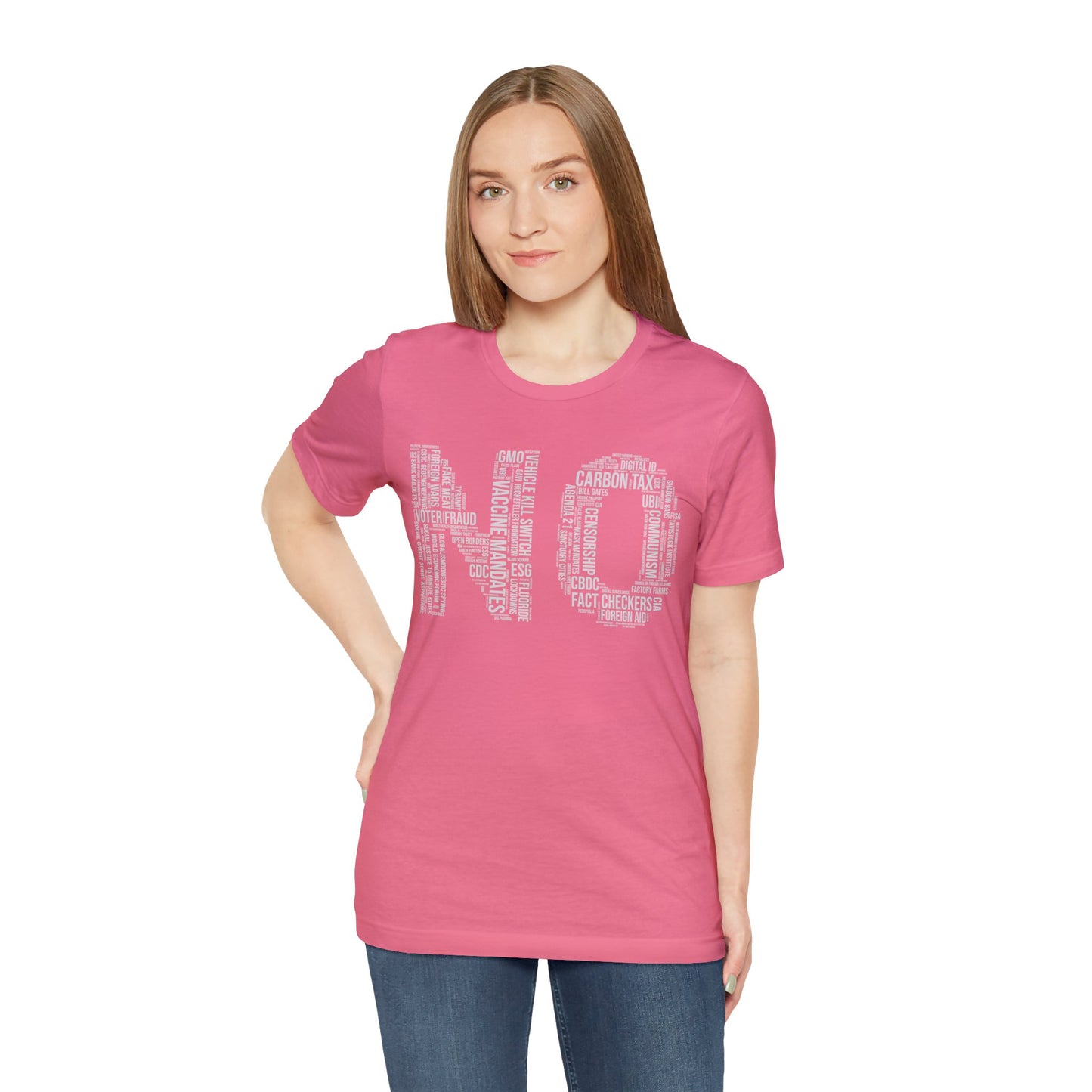 NO Word Cloud T-Shirt