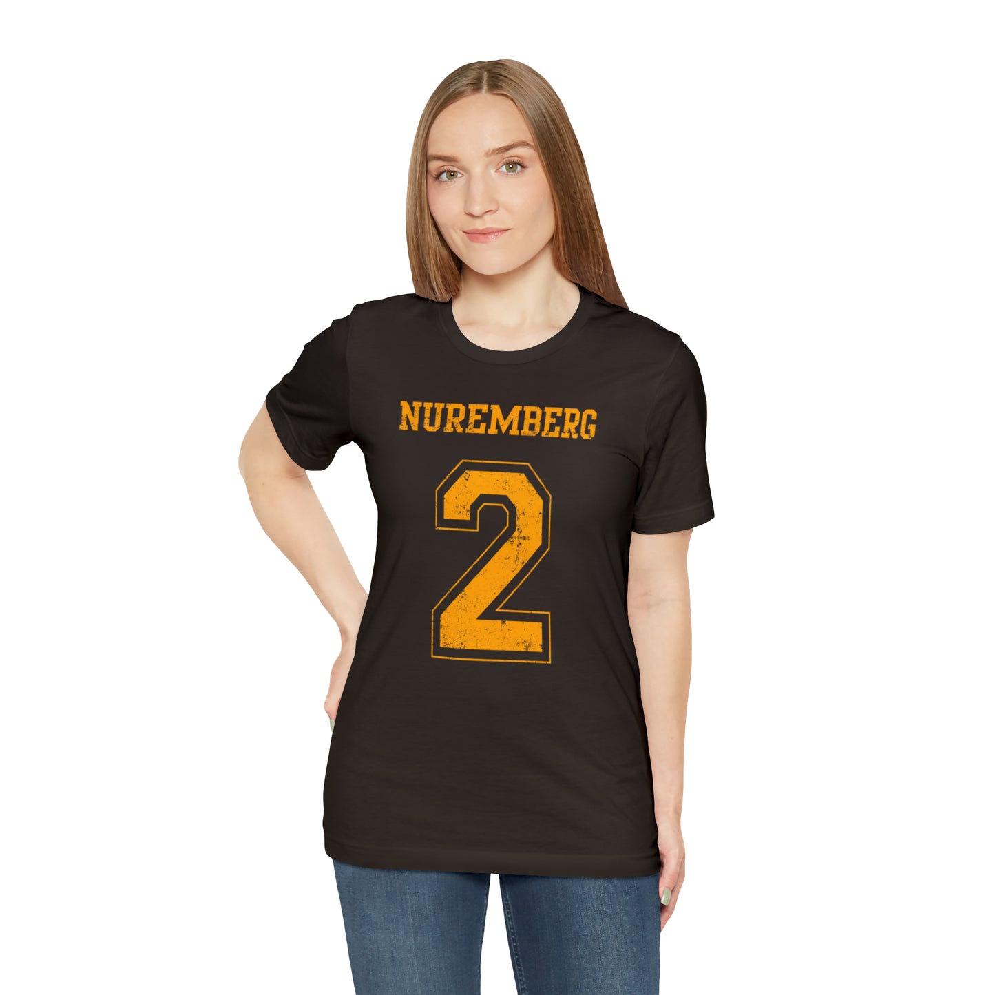 Nuremberg 2 Jersey-Style Unisex Jersey Short Sleeve Tee