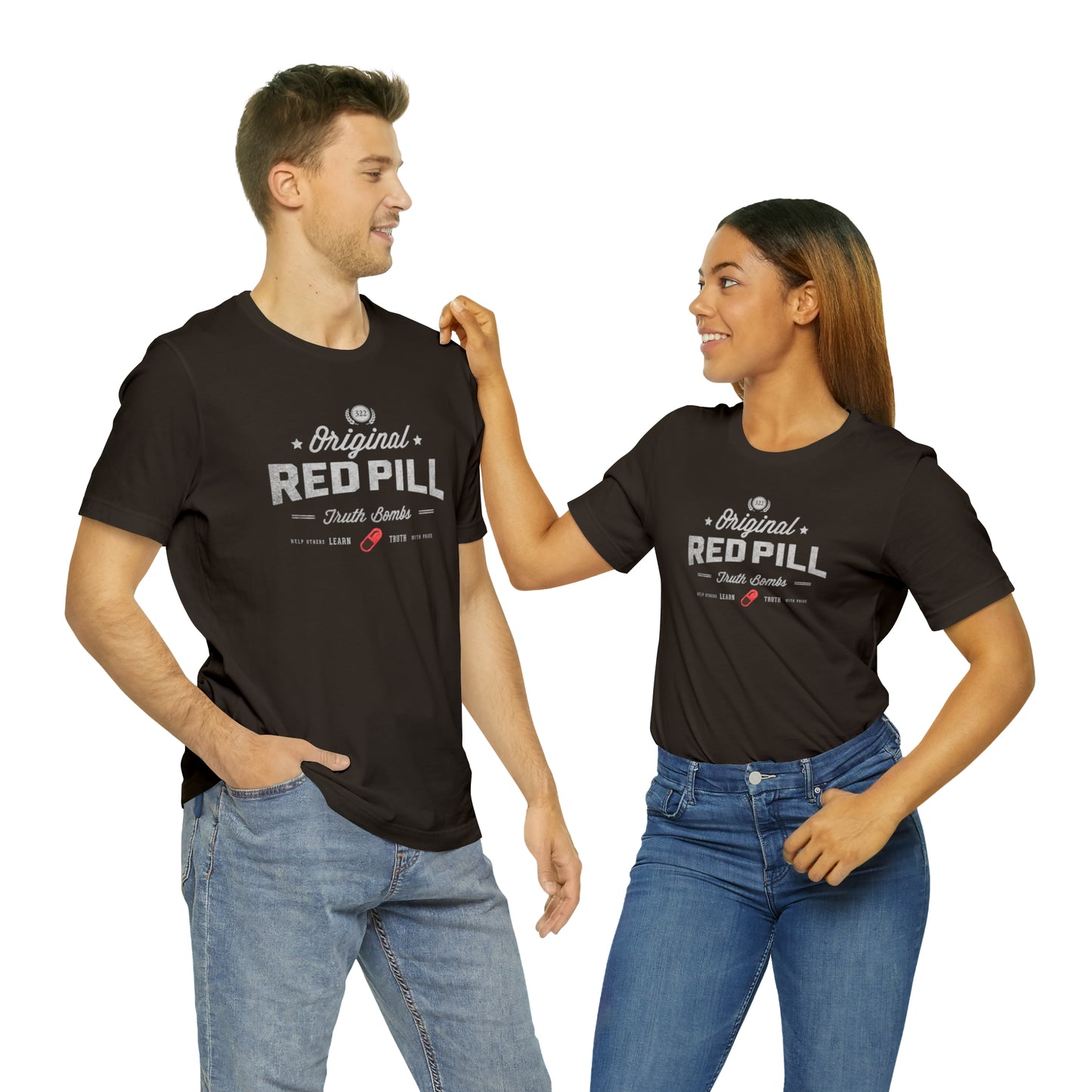 Red Pill Truth Bombs Unisex Jersey Short Sleeve Tee