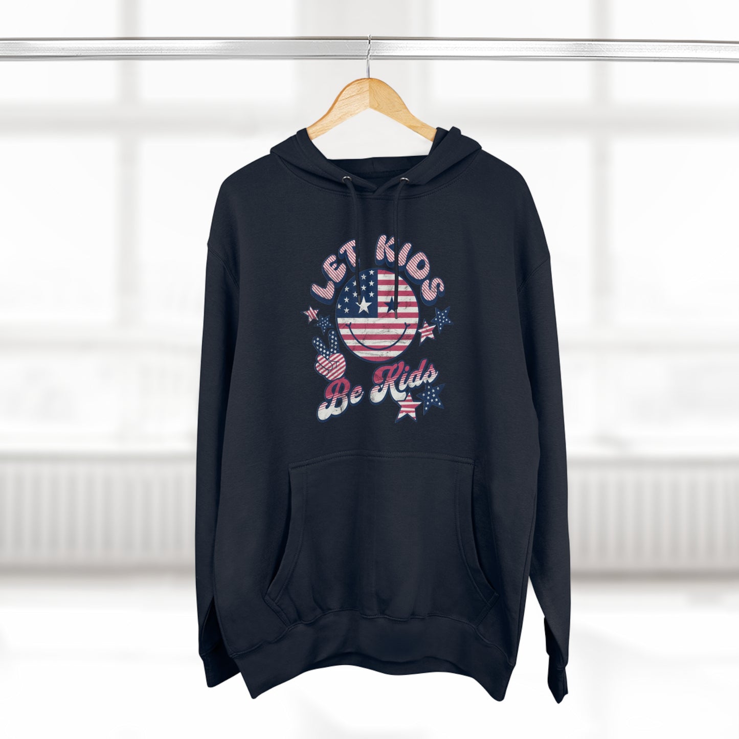 Let Kids Be Kids Unisex Premium Pullover Hoodie