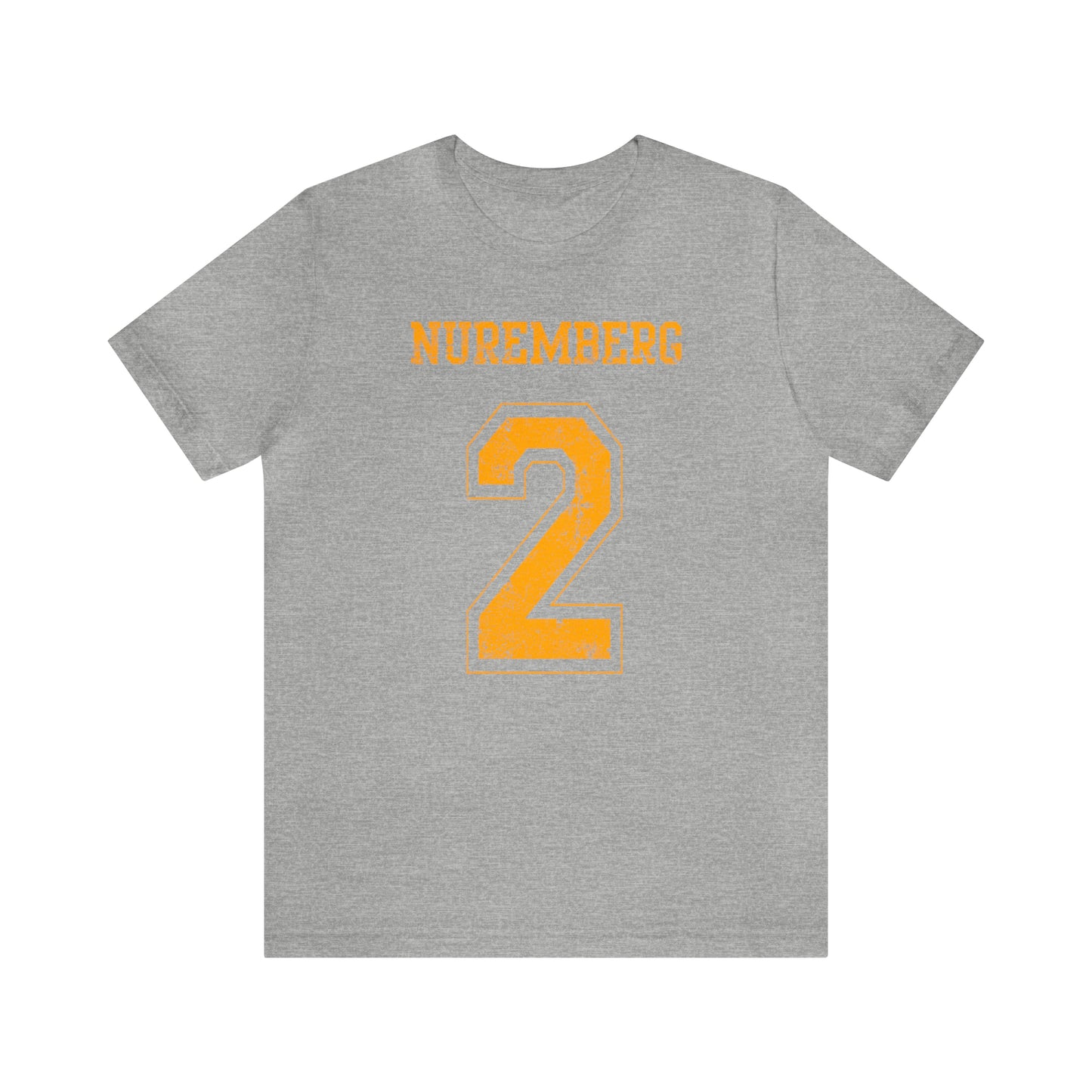 Nuremberg 2 Jersey-Style Unisex Jersey Short Sleeve Tee