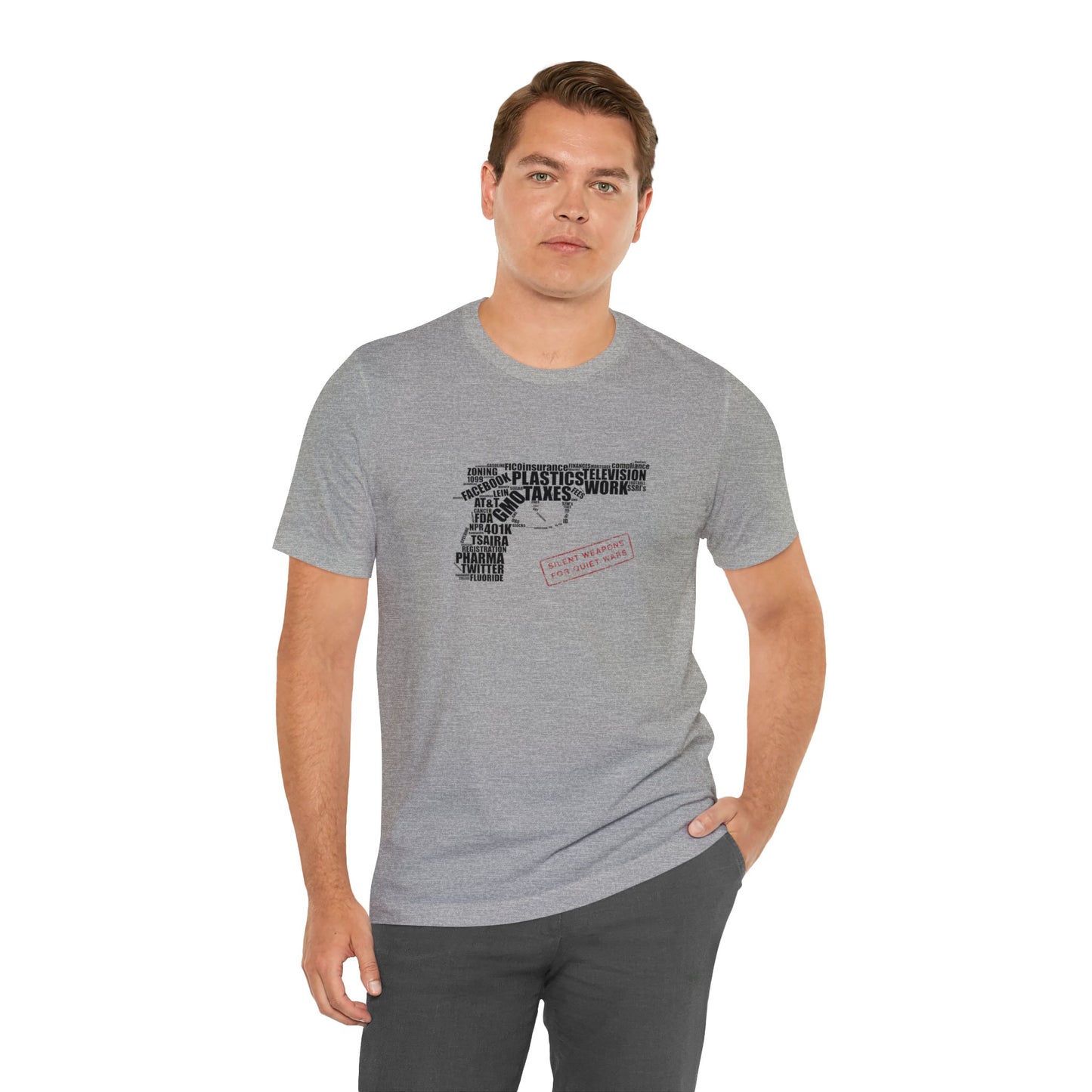 Silent Weapons for Quiet Wars Unisex Jersey Short Sleeve Tee