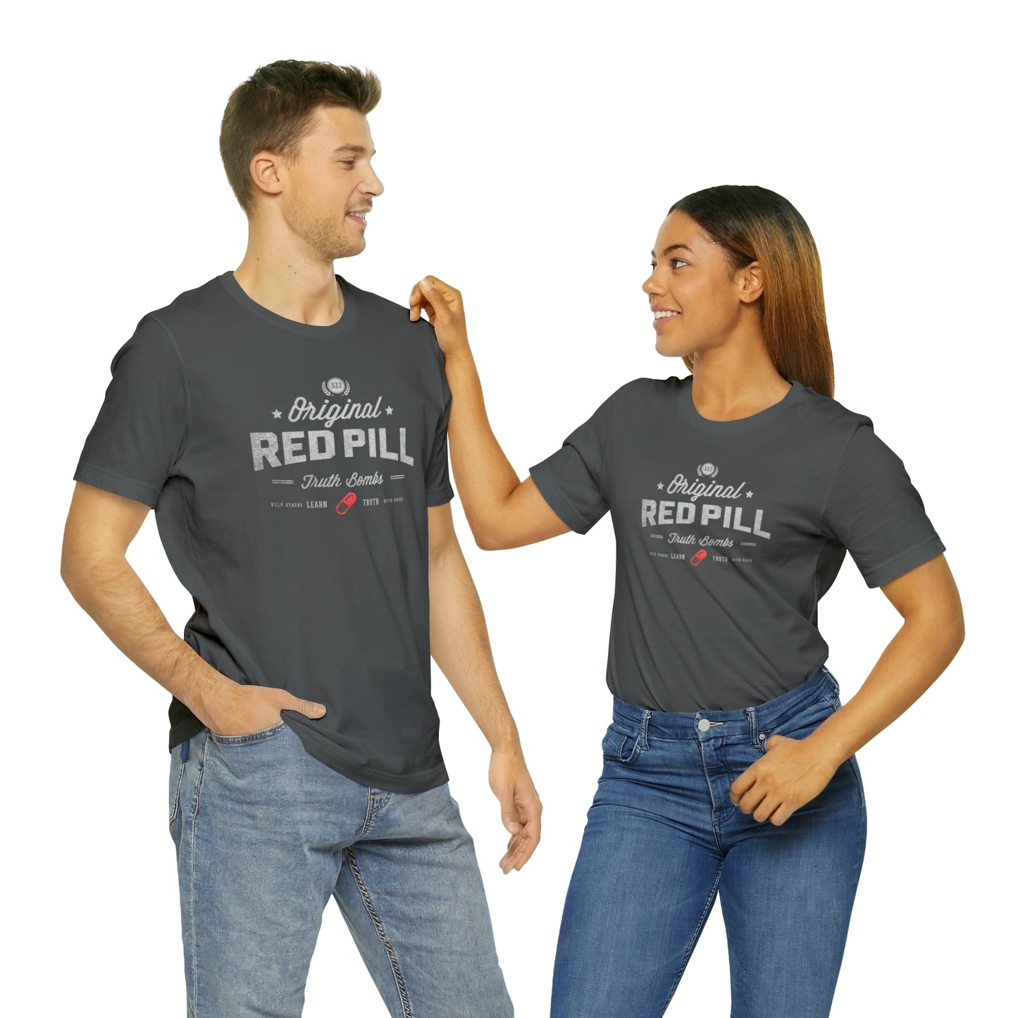 Red Pill Truth Bombs Unisex Jersey Short Sleeve Tee