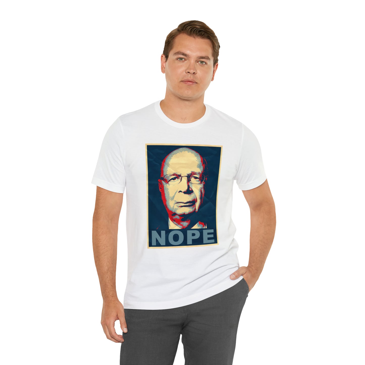 Klaus Schwap Iconic NOPE Unisex Jersey Short Sleeve Tee