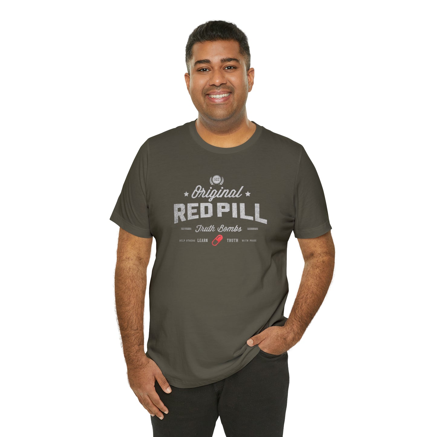 Red Pill Truth Bombs Unisex Jersey Short Sleeve Tee