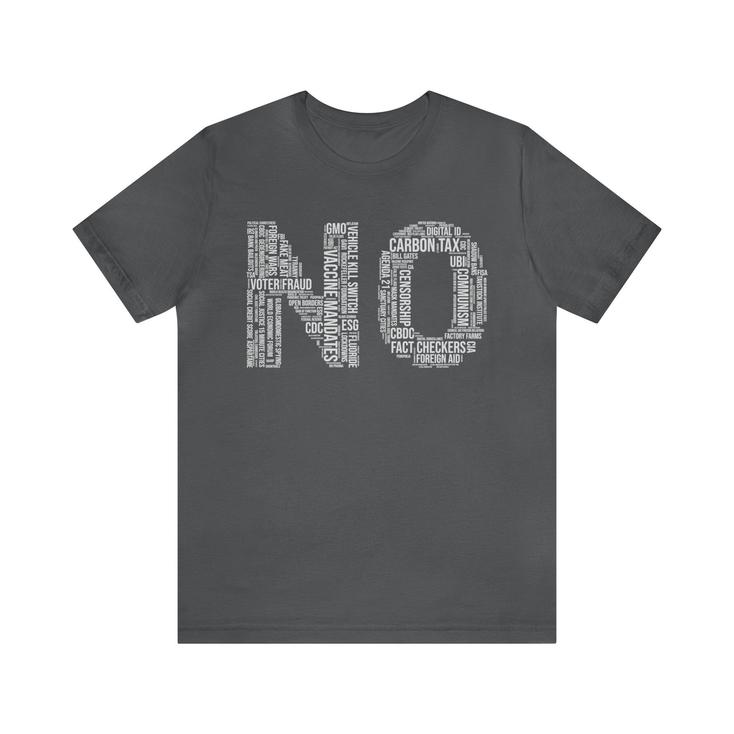 NO Word Cloud T-Shirt