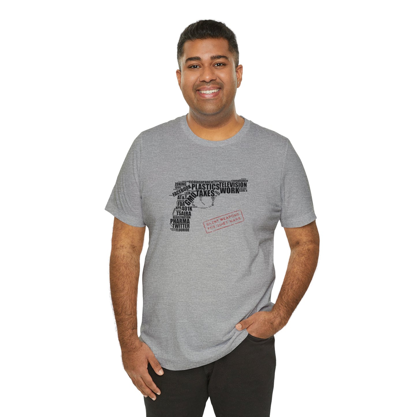 Silent Weapons for Quiet Wars Unisex Jersey Short Sleeve Tee