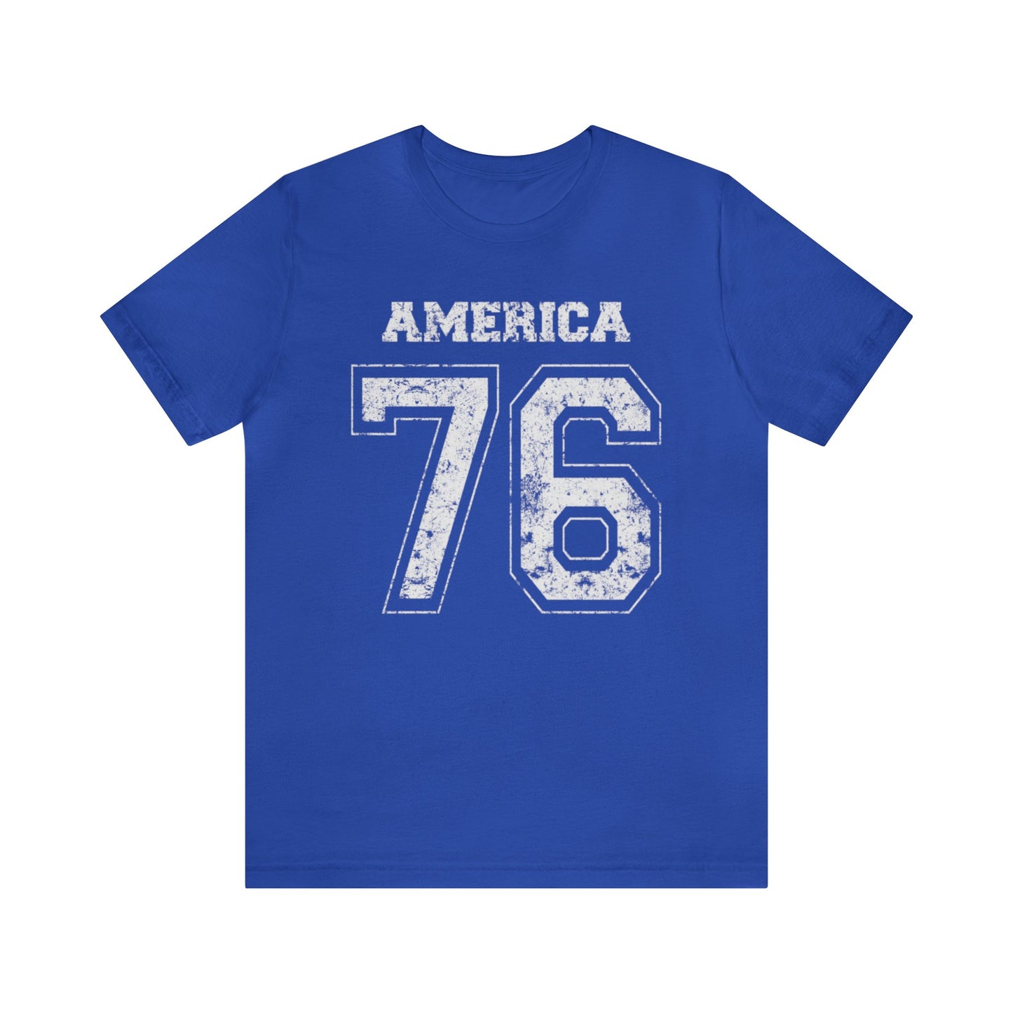 America 76 Jersey-Style Unisex Jersey Short Sleeve Tee