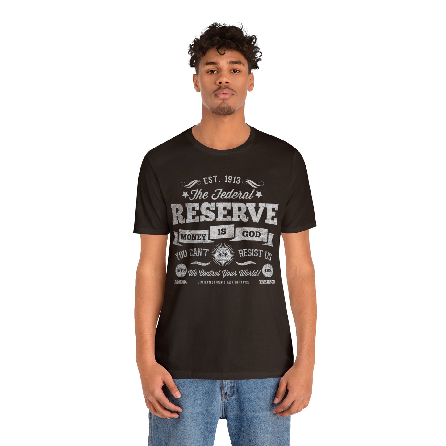 Federal Reserve Unisex Jersey Short Sleeve Tee