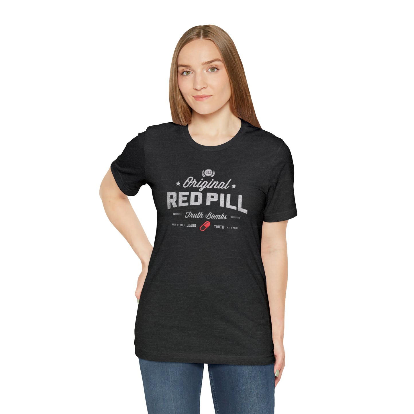 Red Pill Truth Bombs Unisex Jersey Short Sleeve Tee