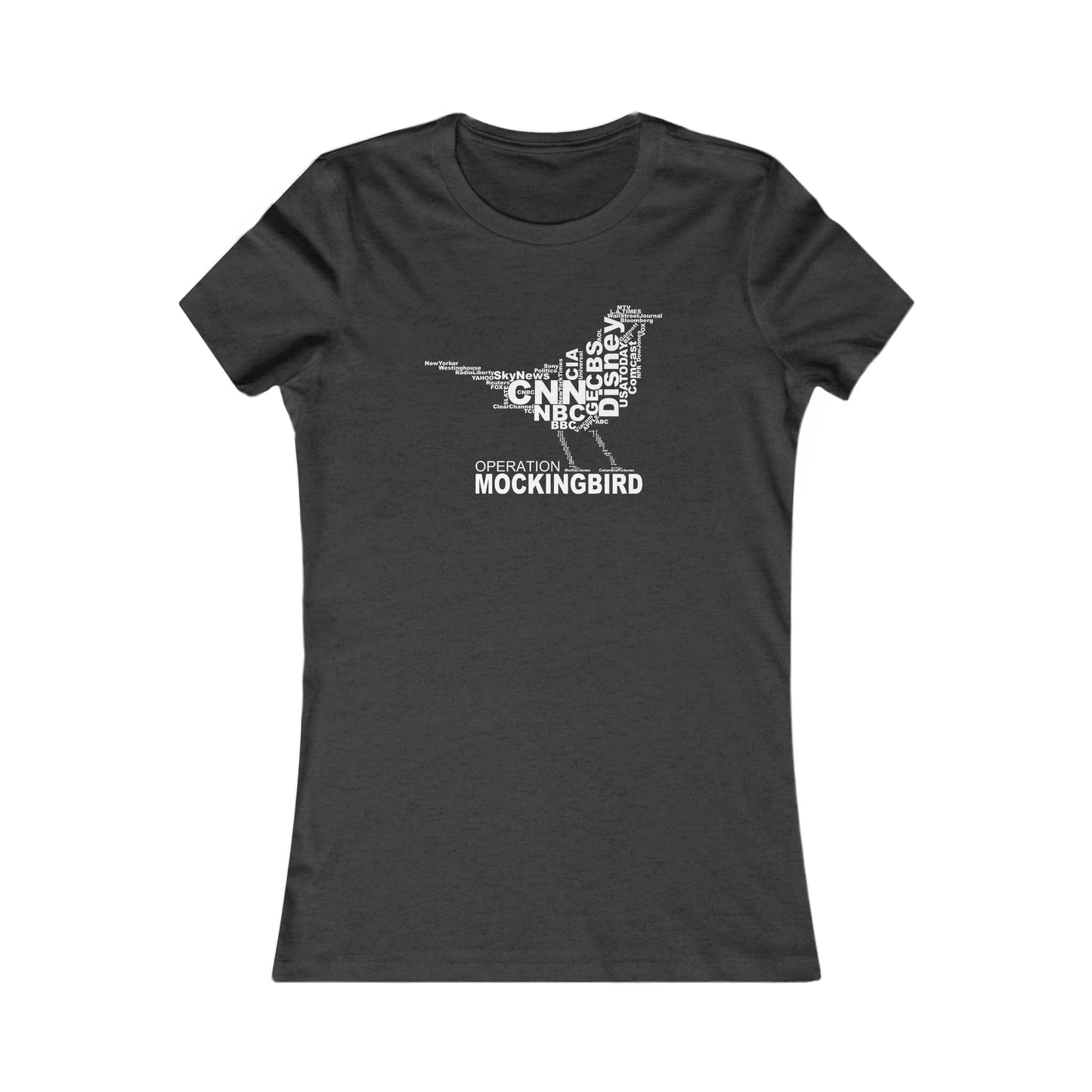 Operation Mockingbird Media Word Cloud Women's Favorite Tee