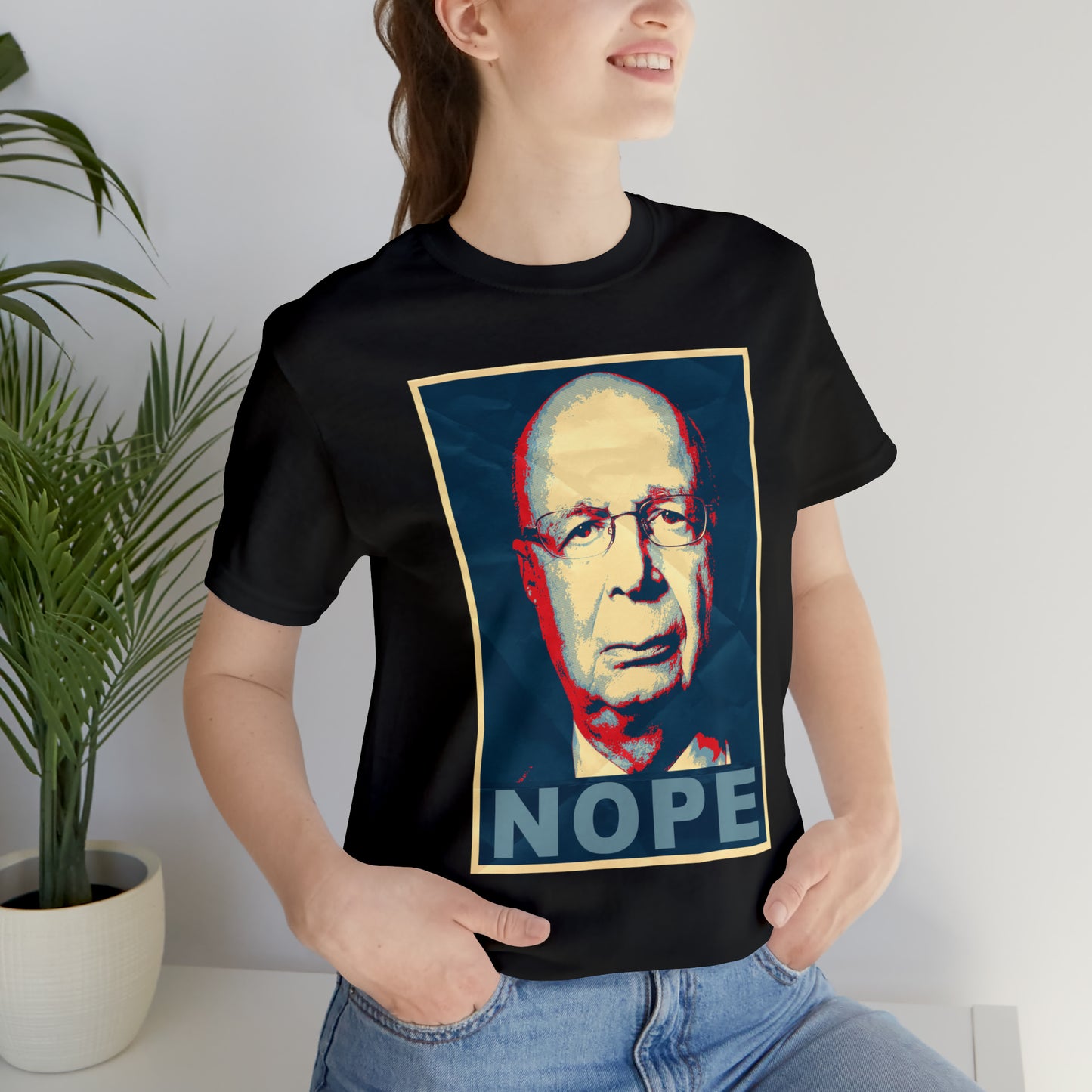 Klaus Schwap Iconic NOPE Unisex Jersey Short Sleeve Tee