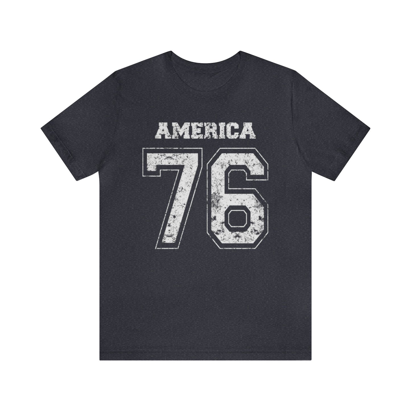 America 76 Jersey-Style Unisex Jersey Short Sleeve Tee