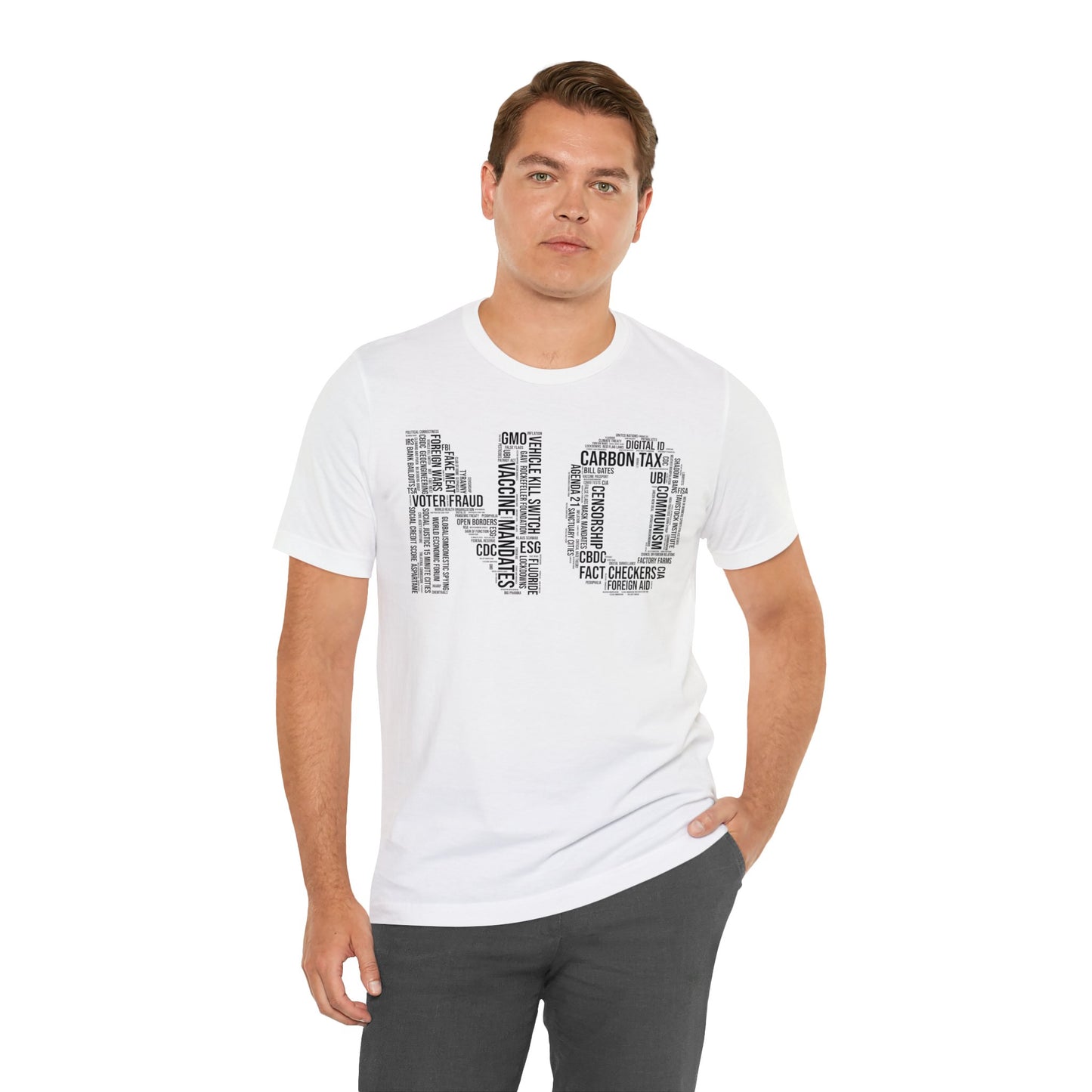 NO Word Cloud T-Shirt