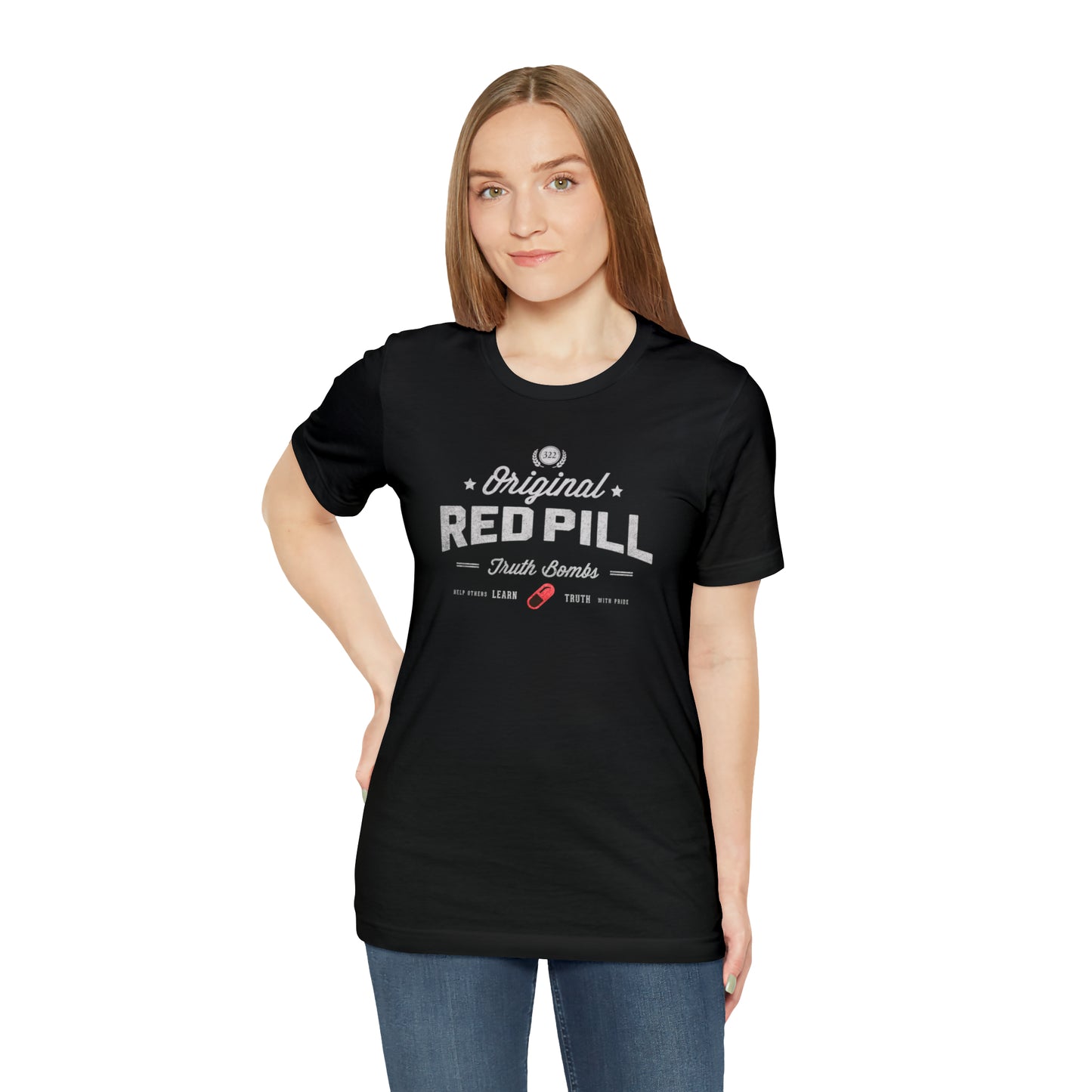 Red Pill Truth Bombs Unisex Jersey Short Sleeve Tee