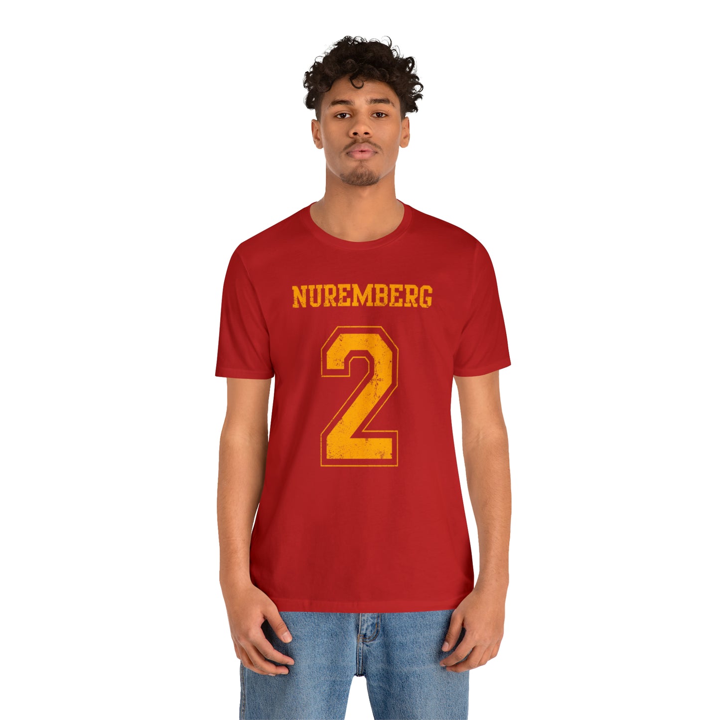 Nuremberg 2 Jersey-Style Unisex Jersey Short Sleeve Tee