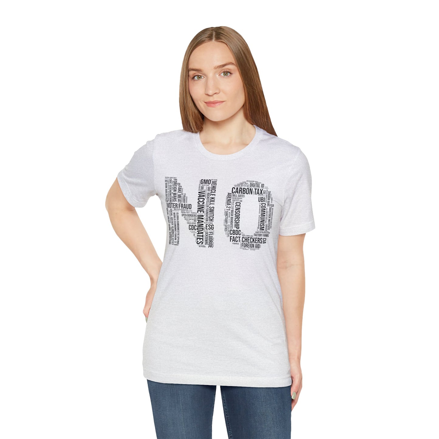 NO Word Cloud T-Shirt