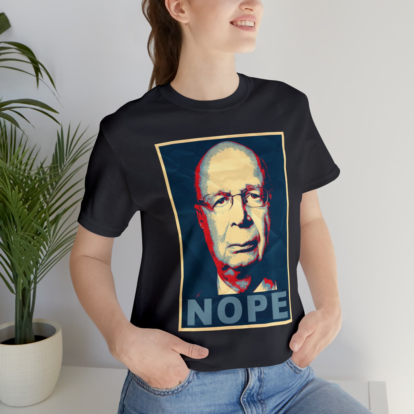 Klaus Schwap Iconic NOPE Unisex Jersey Short Sleeve Tee